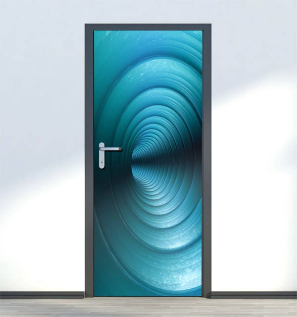 Infinity Wall Decor, Abstract Wall Decal, Abstract Wall Sticker, Abstract Wall Sticker, Door Wallpaper, Door Covering, Home Decor