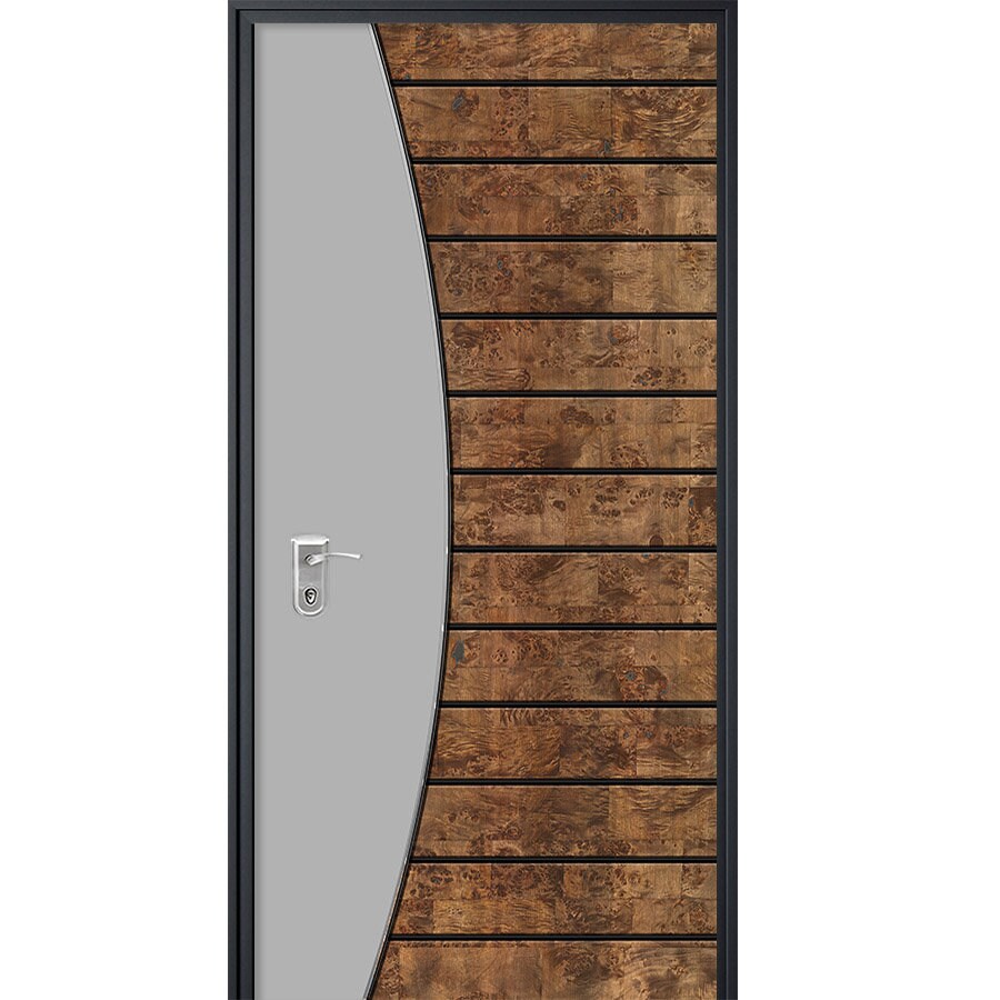 Wood Door Mural, Door Sticker, Light Grey WOOD 101, Wood Door Decal, Entrance Door Mural, Room Door Sticker, Door Covering, Home Design