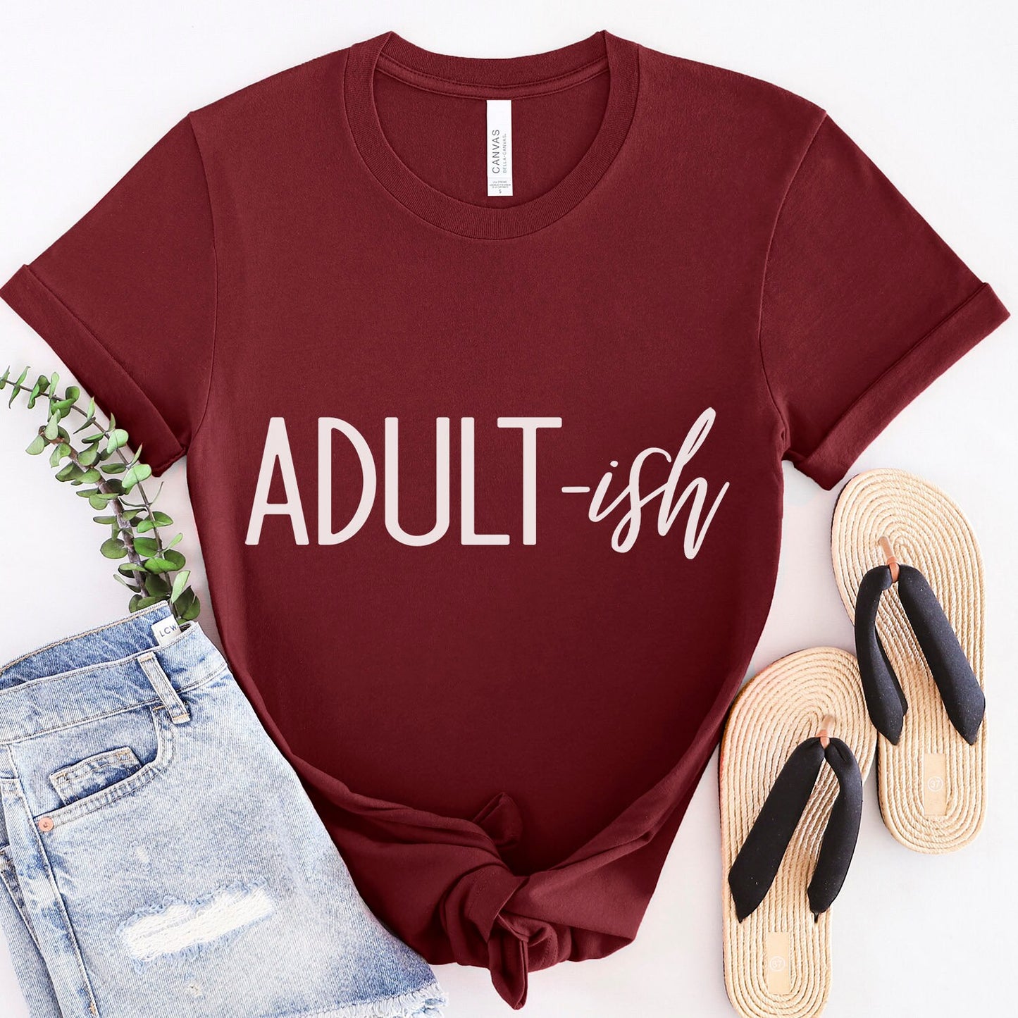 Adultish T-Shirt, Gift for Parents, Cool Adulting Shirt, Best Adult T-shirt, Cute Adult Gifts, Cool Parent Shirt, Family Tee