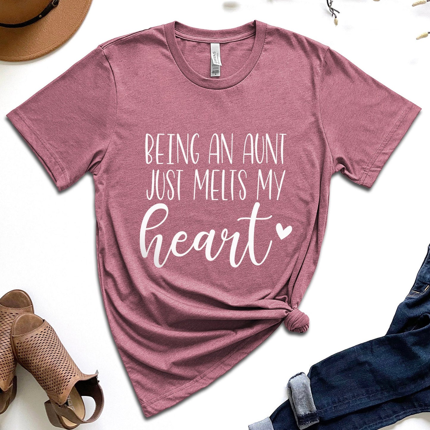 T-shirt for Aunt, Auntie T-Shirt, Auntie Gift, Aunt Shirt, Gift for Aunt, Aunt Gift, Gift for Sister, Auntie Birthday Gift, Mother's Day Tee