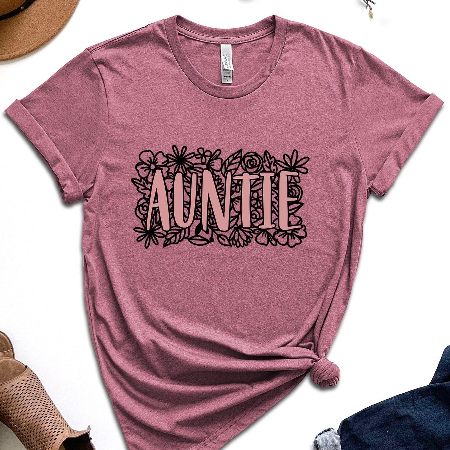 Aunt T-Shirt, T-shirt for Aunt, Auntie T-Shirt, Auntie Gift, Gift for Aunt, Gift for Sister, Auntie Birthday Gift, Mother's Day T-shirt