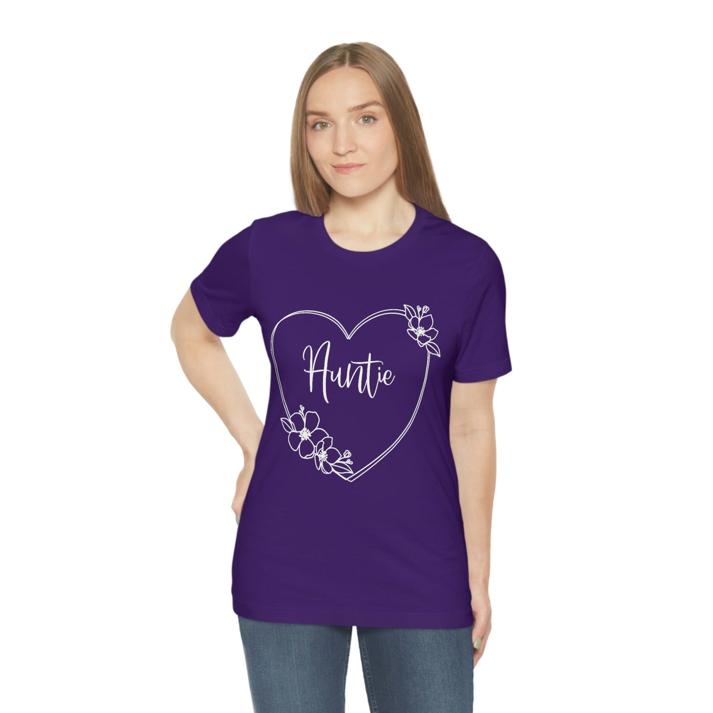 Heart T-shirt for Aunt, Auntie T-Shirt, Auntie Gift, Aunt Shirt, Gift for Aunt, Aunt Gift, Gift for Sister, Auntie Birthday Gift