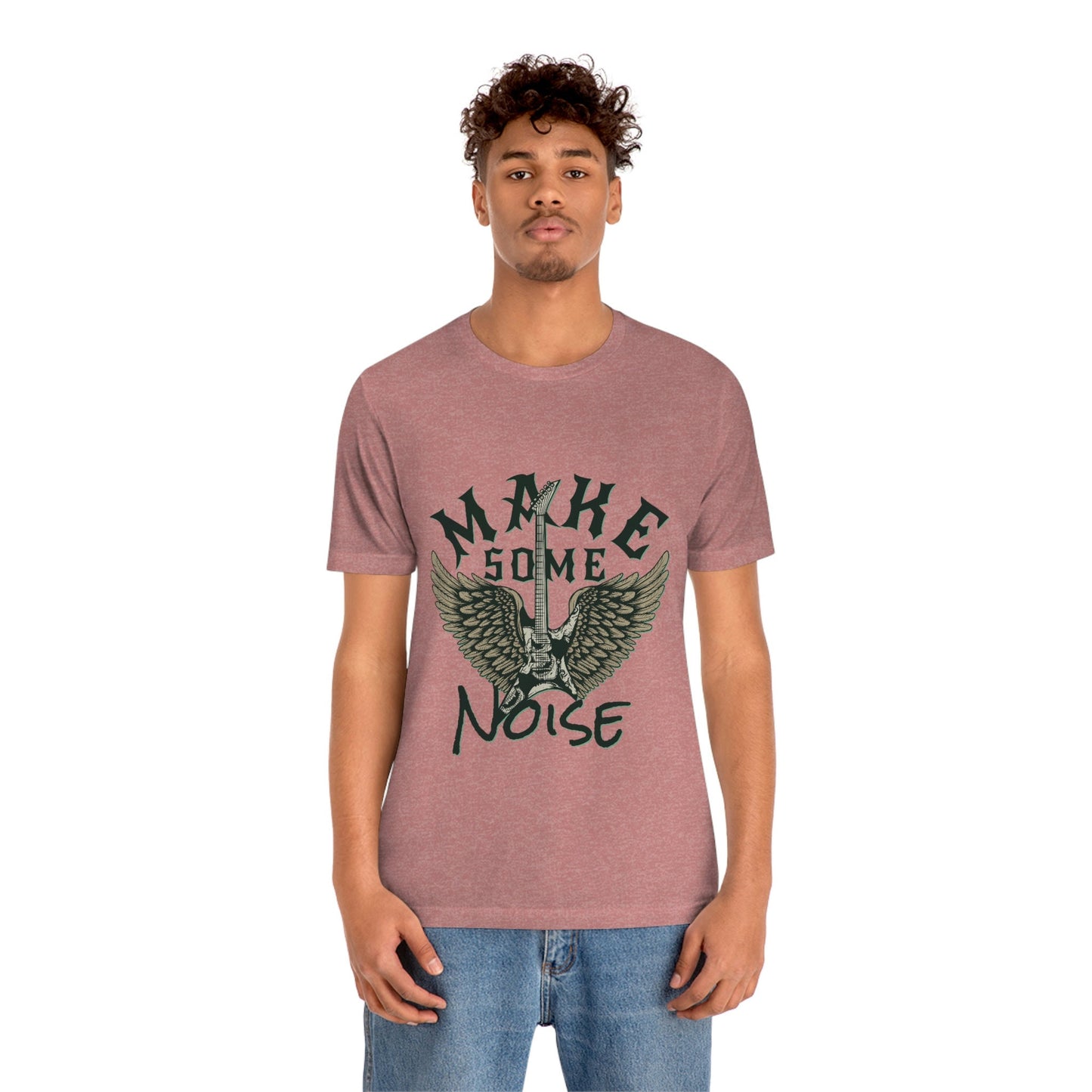 T-shirt Make Some Noise, T-shirt Rock And Roll, T-shirt Musique, T-shirt Guitare, T-shirt Groupe de Musique, Cadeau Pour Elle, Cadeau Pour Lui, T-shirt Groupe de Rock