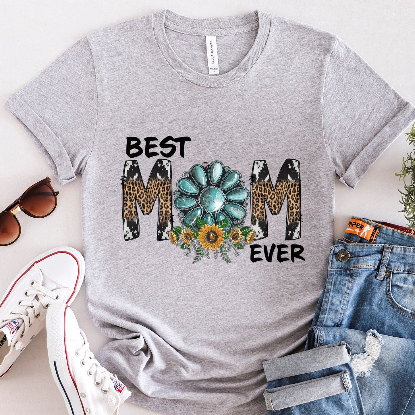 Meilleure maman de tous les temps, chemise pour maman, meilleure chemise pour maman, cadeau pour maman, cadeau pour la fête des mères, chemise pour femme, t-shirt pour meilleure maman, chemise western