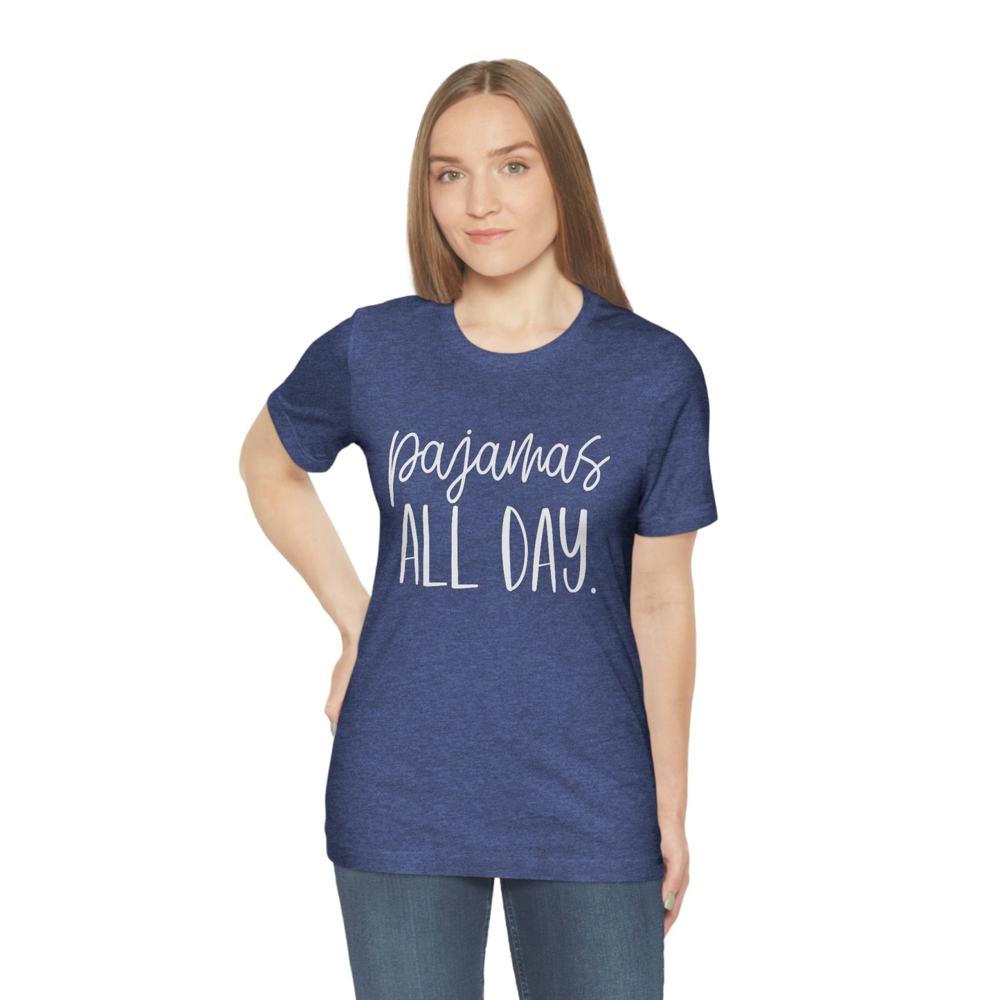 T-shirt pyjama toute la journée, T-shirt cadeau, T-shirt avec dicton drôle, T-shirt avec dicton, T-shirt drôle pour femme, cadeau pour maman, T-shirt avec humour