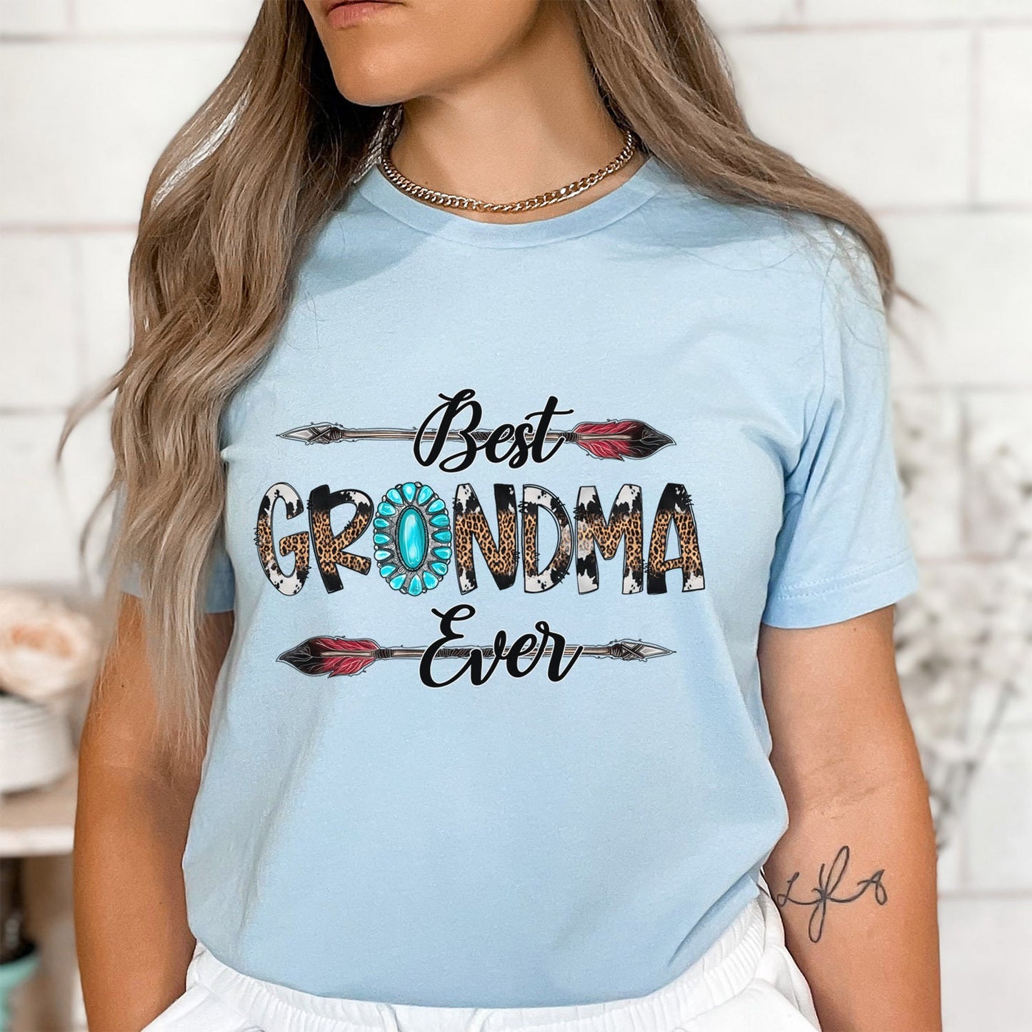 Best Grandma Ever Shirt, Western Shirt for Grandmother, Best Grondma Shirt, Gift for Grandmom, Gift for Mother's Day, Gift for Grandmothers