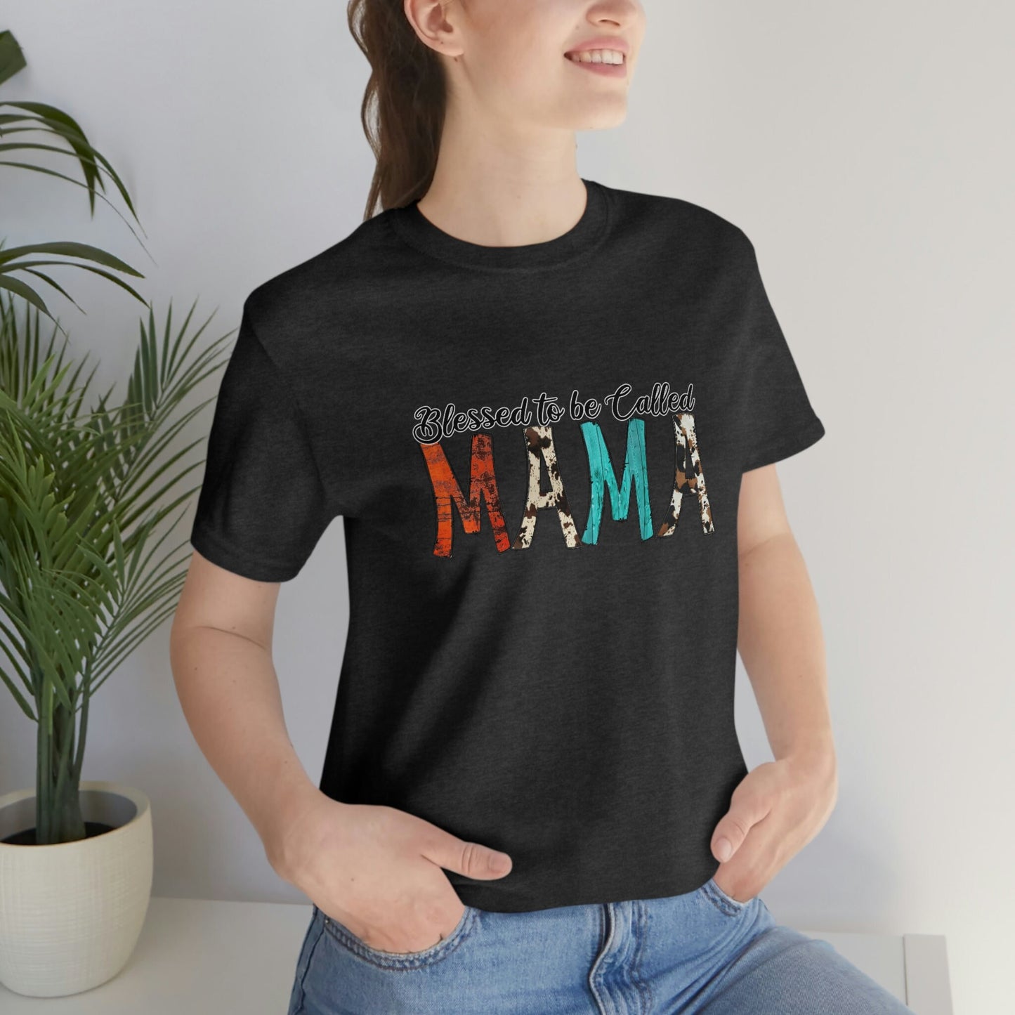 T-shirt béni d'être appelé maman, t-shirt pour maman, meilleur t-shirt pour maman, cadeau pour maman, cadeau pour la fête des mères, t-shirt pour femme, t-shirt pour mamans, t-shirt western