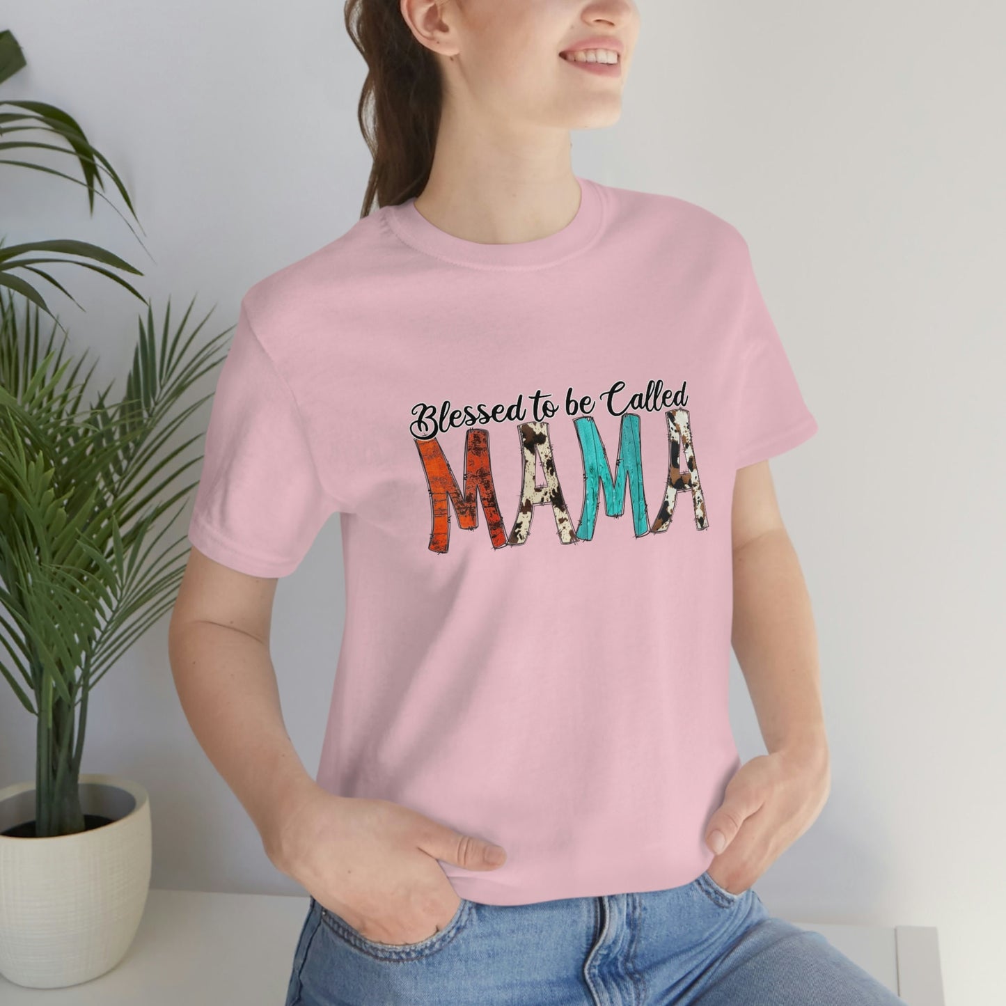 T-shirt béni d'être appelé maman, t-shirt pour maman, meilleur t-shirt pour maman, cadeau pour maman, cadeau pour la fête des mères, t-shirt pour femme, t-shirt pour mamans, t-shirt western