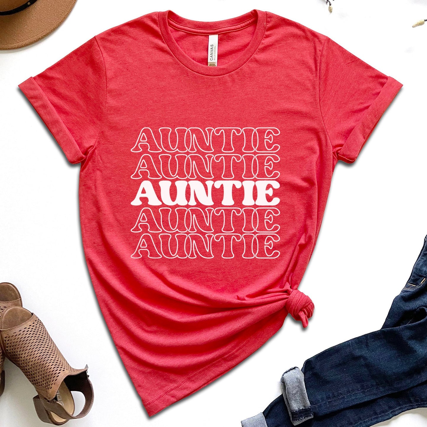 T-shirt for Aunt, Auntie Gift T-Shirt, Auntie Gift, Aunt Shirt, Gift for Aunt, Gift for Sister, Auntie Birthday Gift, Mother's Day Tee