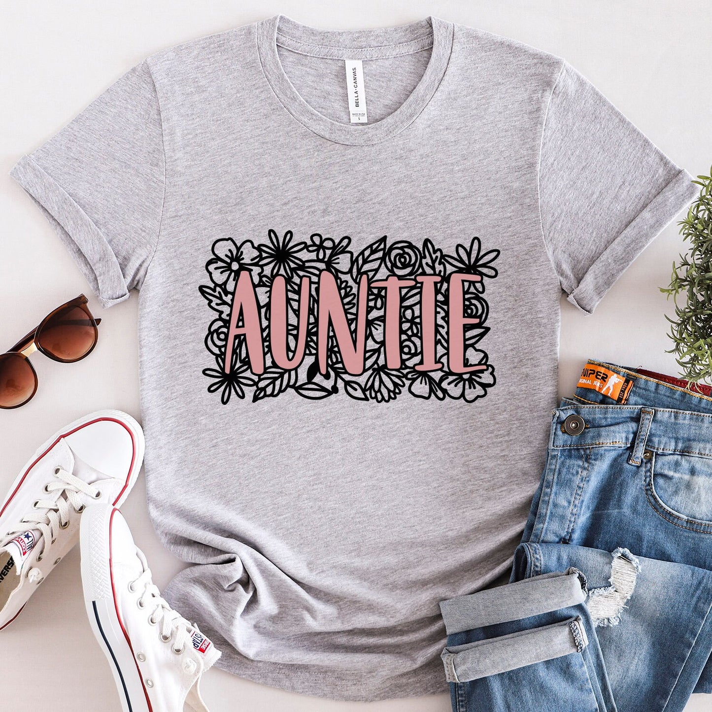 T-shirt tante, T-shirt pour tante, T-shirt tante, cadeau tante, cadeau pour tante, cadeau pour sœur, cadeau d'anniversaire tante, T-shirt fête des mères