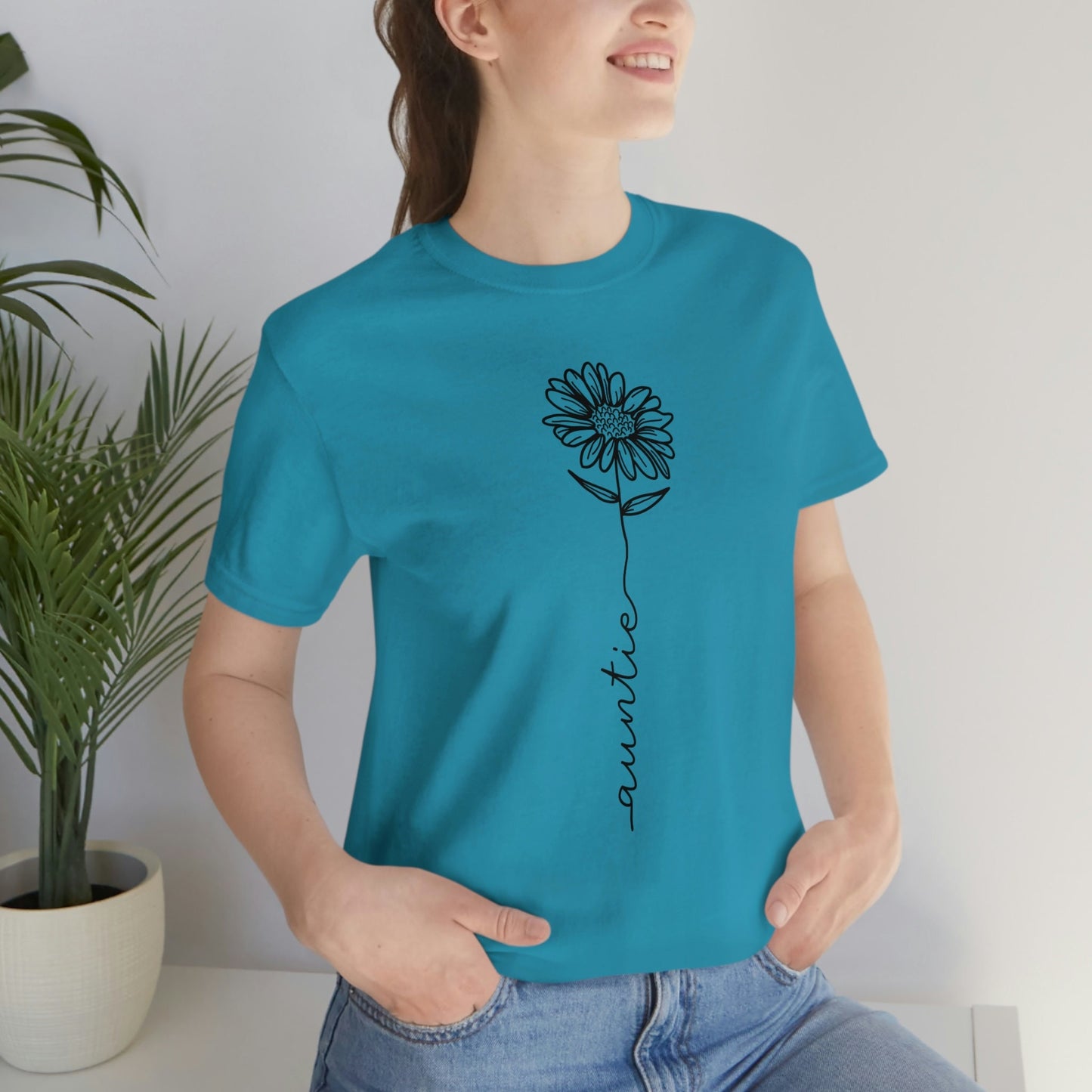 Tige de fleur de tante, T-shirt pour tante, T-shirt de tante, cadeau de tante, chemise de tante, cadeau pour tante, cadeau pour sœur, cadeau d'anniversaire de tante