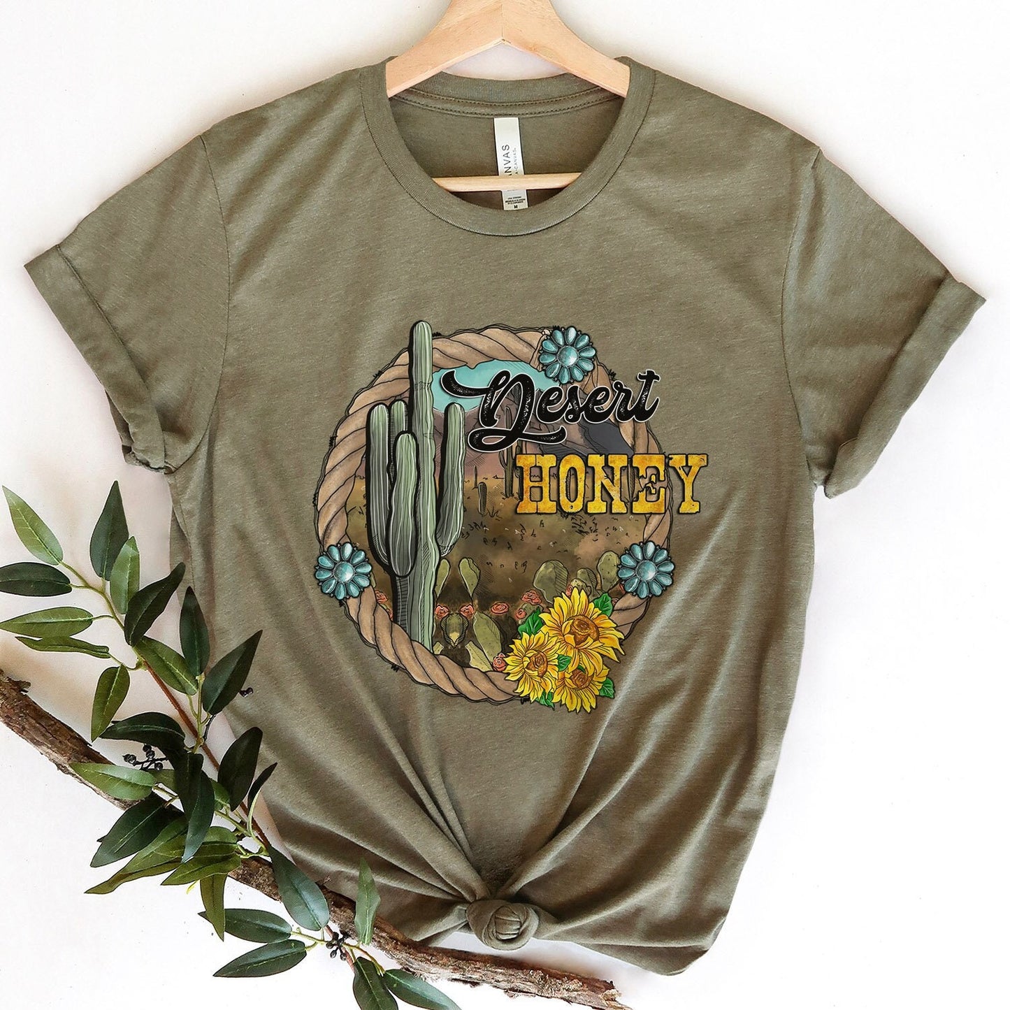 Desert Honey T-Shirt, Western Shirt, Southern Shirt, Cowgirl Shirt, Retro Shirt, Cowboy Shirt, Country Shirt, Rodeo Shirt