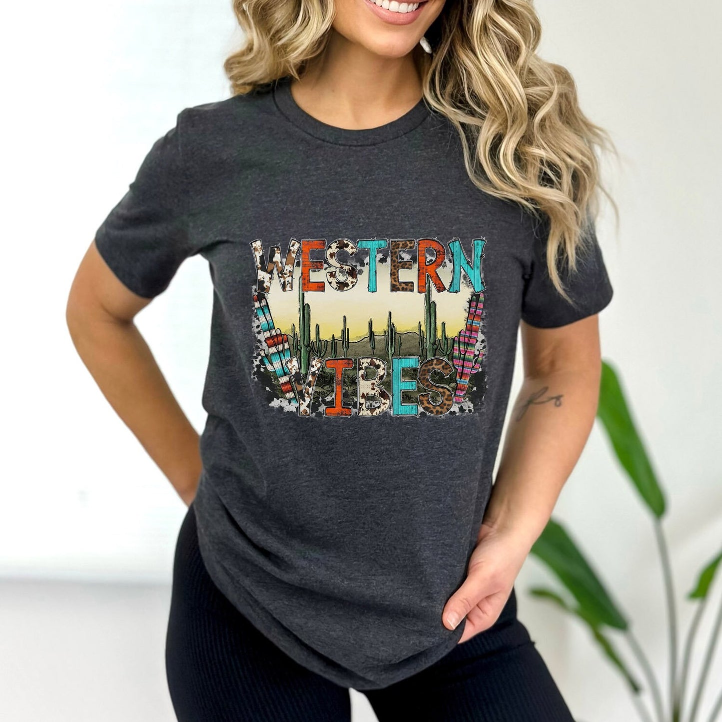 Western Vibes T-Shirt, Western Shirt, Southern Shirt, Cowgirl Shirt, Cowboy Shirt, Country Shirt, Rodeo Shirt, Texas Style Shirt