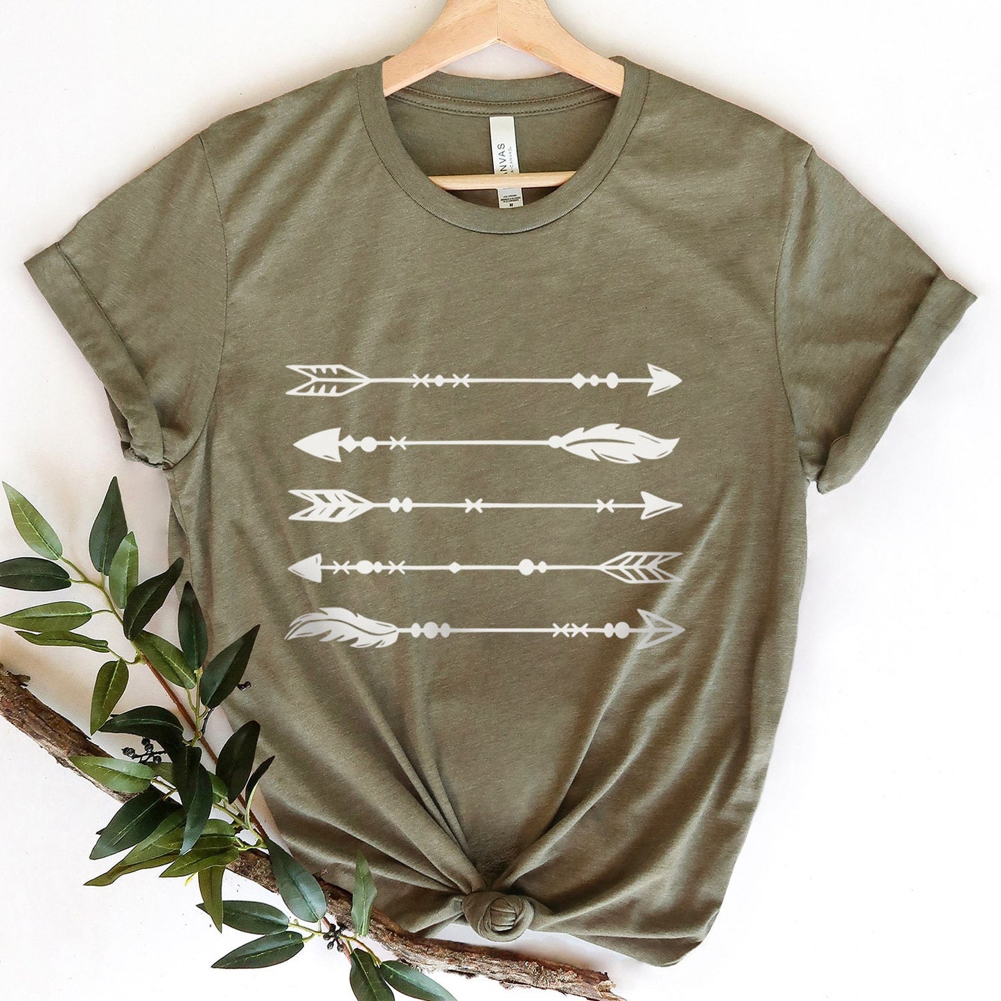 Arrows T-Shirt, Boho Shirt, Bohemian Shirt, Gift T-shirt, Hippie T-shirt, Stay Wild Shirt, T-shirt for Women, Gift Shirt for Her