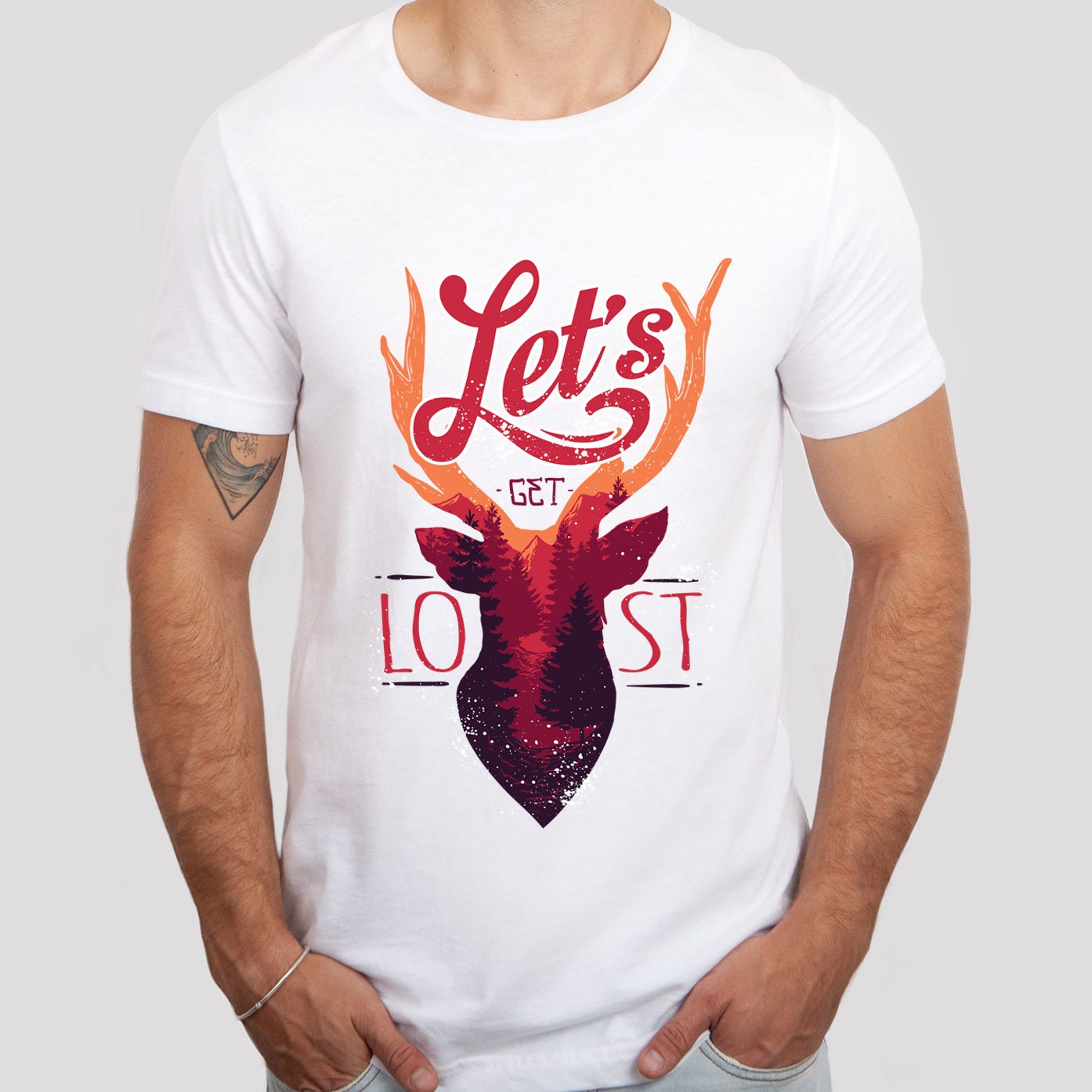 Let's Get Lost T-shirt, Camping T-Shirt, Adventure T-shirt, Nature Outdoor T-Shirt, Nature Shirt, Travel Shirt, Gifts for Traveler