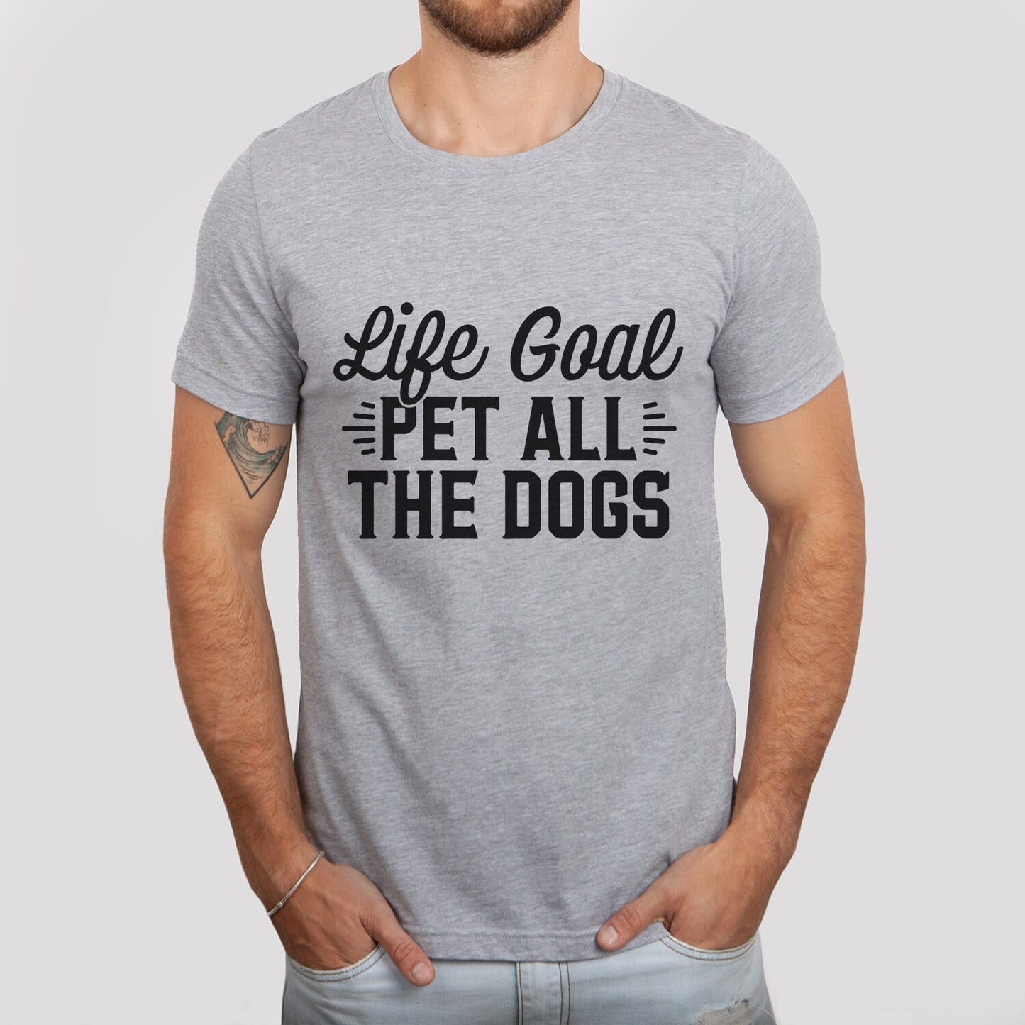 Pet All the Dogs -T-shirt, Pet Lovers T- shirt, T-shirt with Dog Quote, Dog Mom TShirt, Dog Dad Shirt, Dog Owner T-Shirt