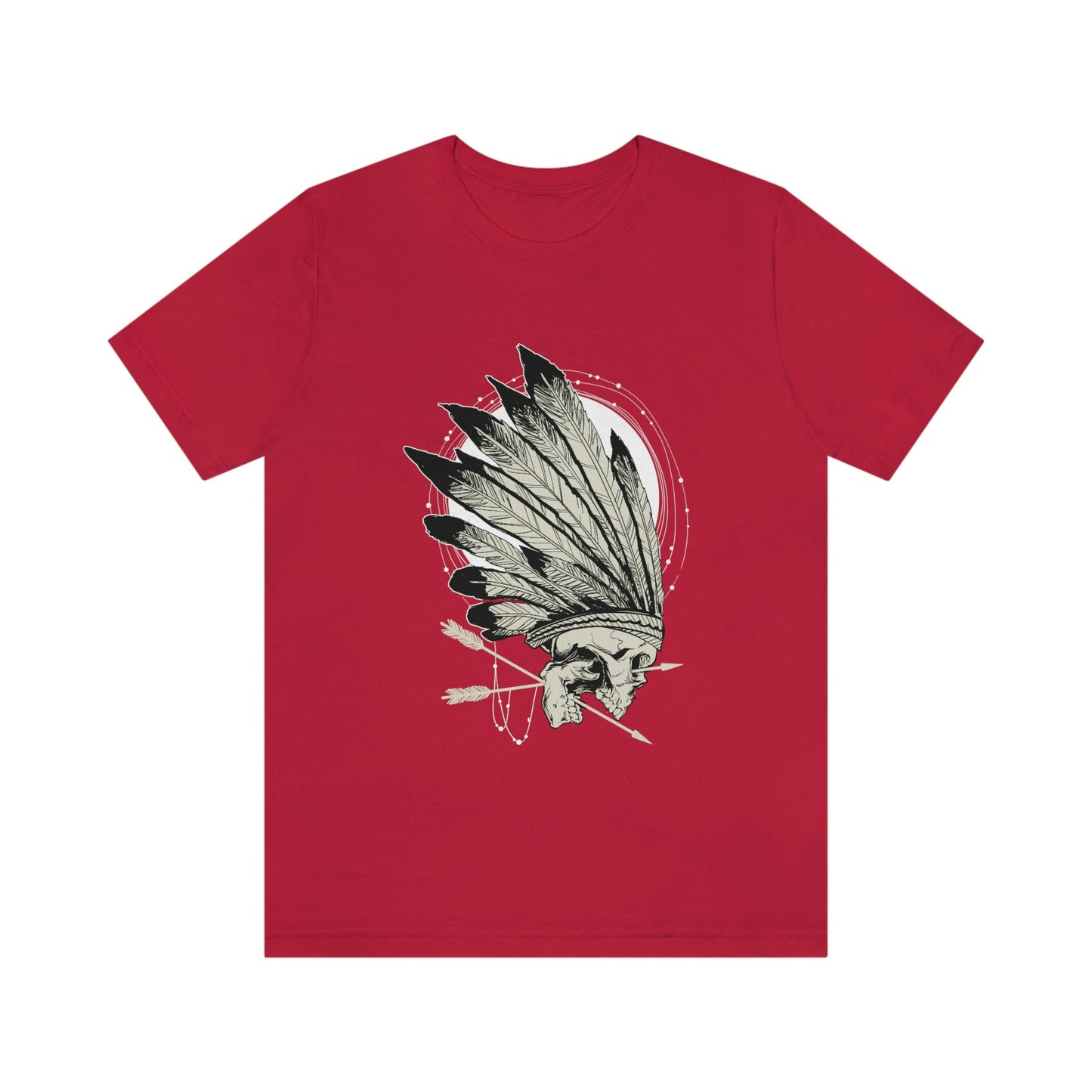 Conquerors T-shirt, Skull Skeleton T-shirt, Indian Feathers T-shirt, Motorcycle T-Shirt, Rider Shirt, Biker Shirt, Rockers T-shirt