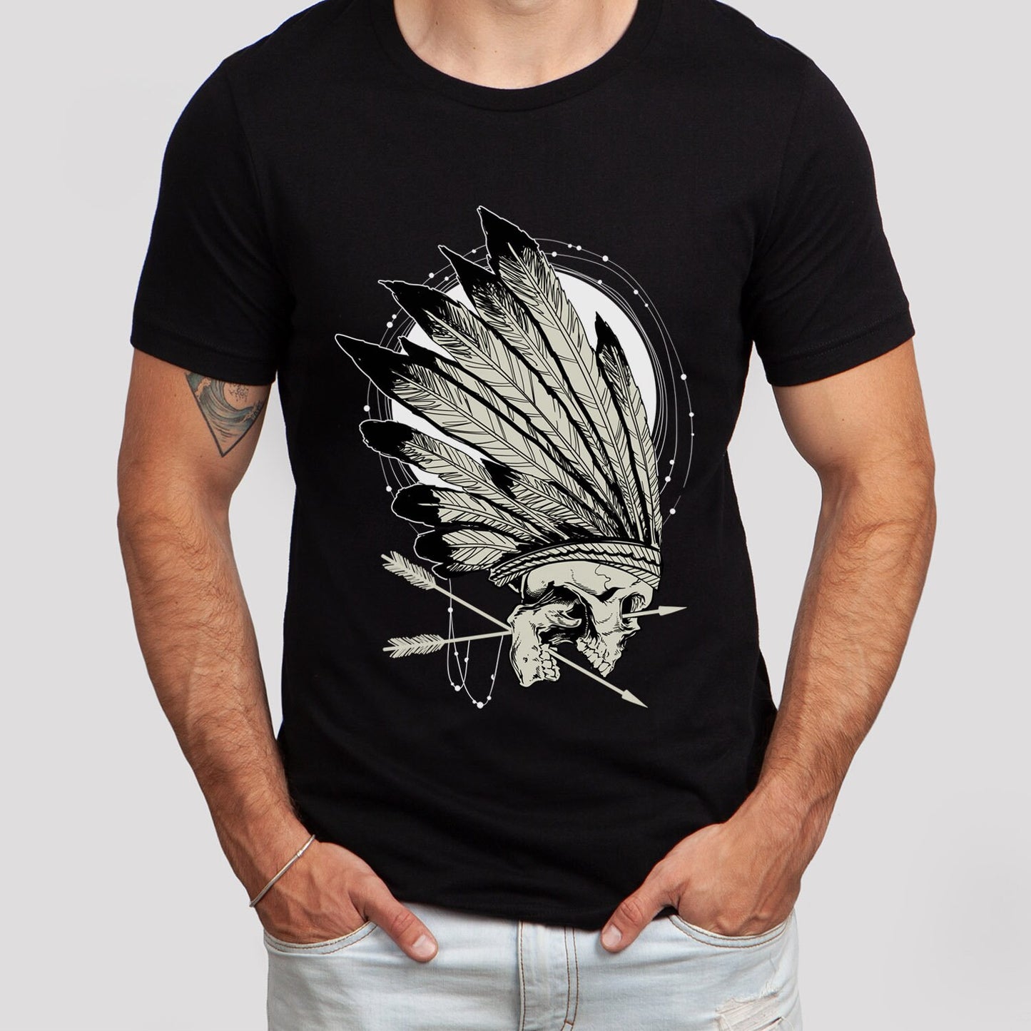 T-shirt Conquérants, T-shirt Crâne Squelette, T-shirt Plumes Indiennes, T-shirt Moto, T-shirt Rider, T-shirt Biker, T-shirt Rockers