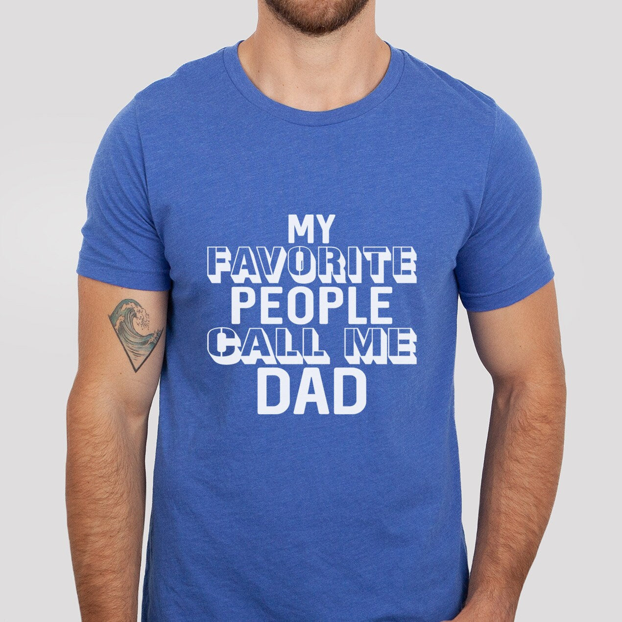 T-shirt drôle de papa, t-shirt cadeau pour papa, chemise de papa, cadeau pour papa, chemise cadeau de fête des pères, chemise drôle pour papa, mes personnes préférées m'appellent papa