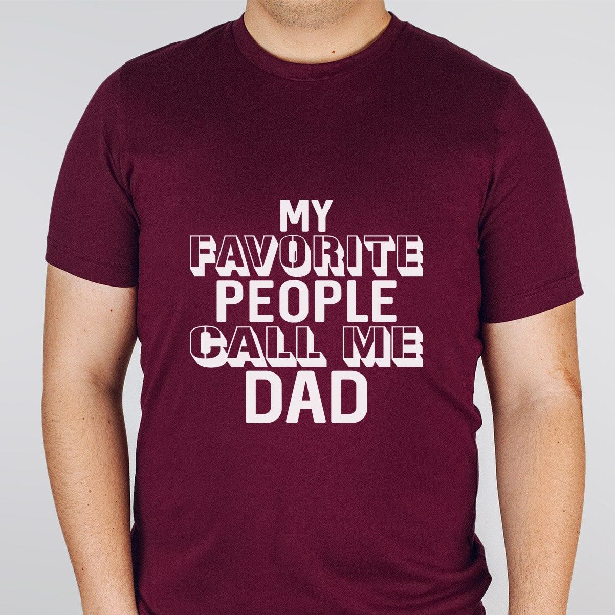 T-shirt drôle de papa, t-shirt cadeau pour papa, chemise de papa, cadeau pour papa, chemise cadeau de fête des pères, chemise drôle pour papa, mes personnes préférées m'appellent papa