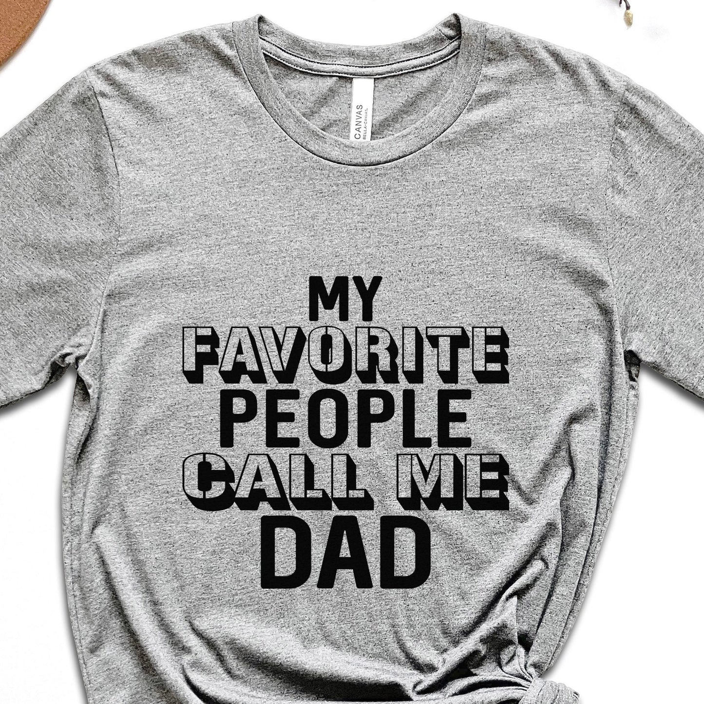 T-shirt drôle de papa, t-shirt cadeau pour papa, chemise de papa, cadeau pour papa, chemise cadeau de fête des pères, chemise drôle pour papa, mes personnes préférées m'appellent papa