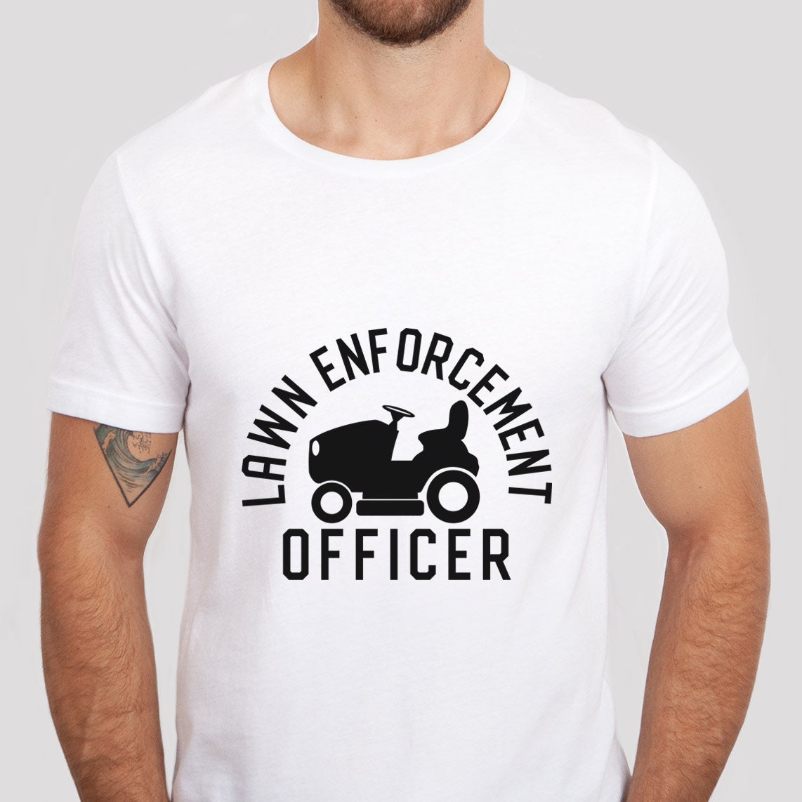 T-shirt d'agent de police de pelouse, chemises de papa drôles, cadeau pour papa, chemise drôle pour papa, chemise cadeau de fête des pères, chemises d'humour