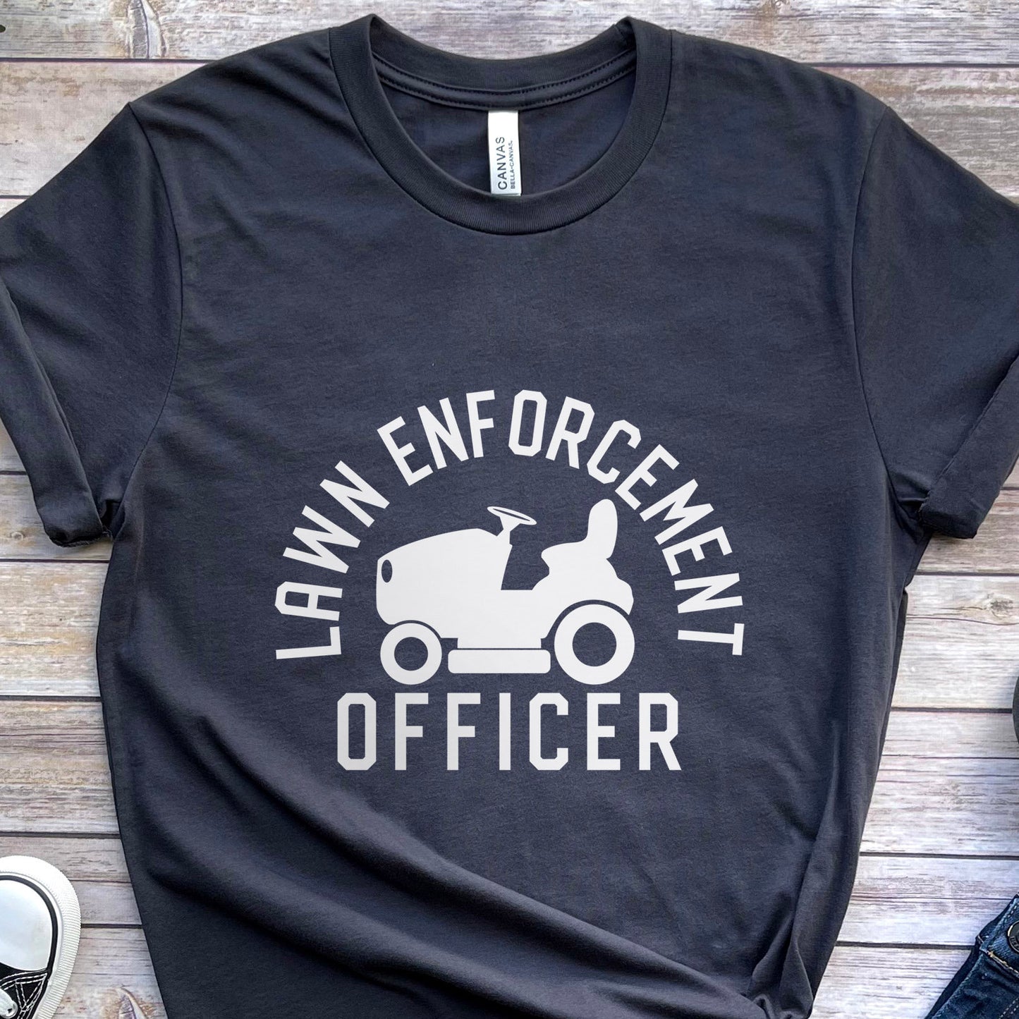 T-shirt d'agent de police de pelouse, chemises de papa drôles, cadeau pour papa, chemise drôle pour papa, chemise cadeau de fête des pères, chemises d'humour