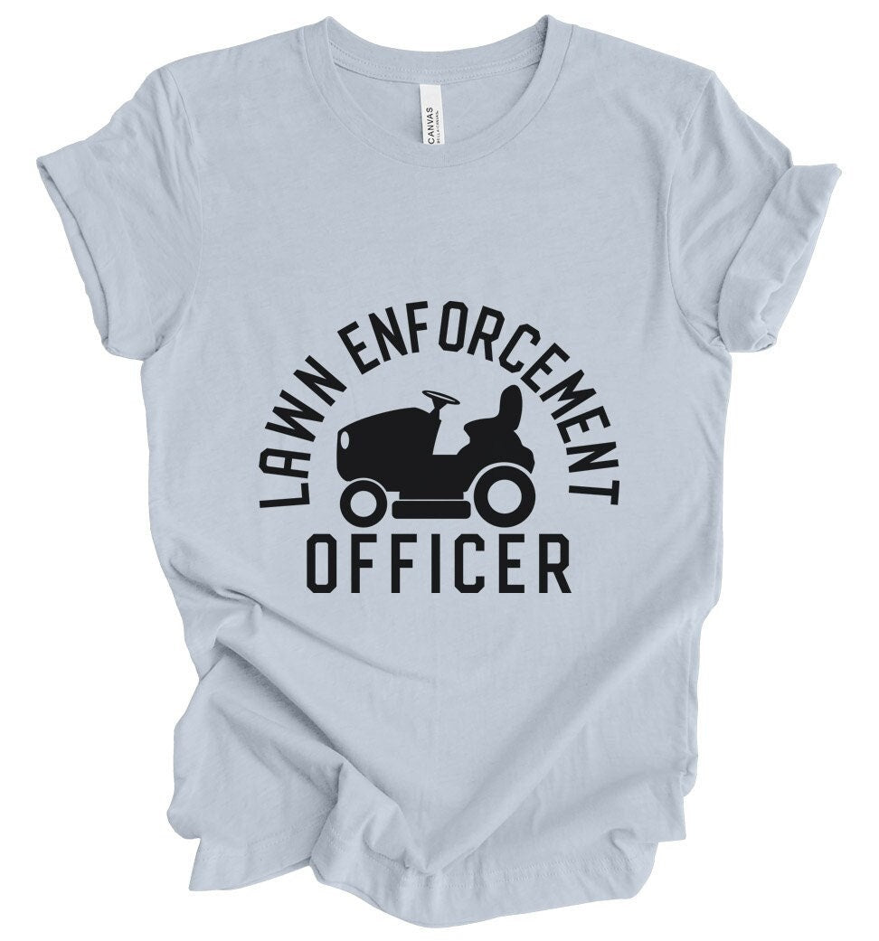 T-shirt d'agent de police de pelouse, chemises de papa drôles, cadeau pour papa, chemise drôle pour papa, chemise cadeau de fête des pères, chemises d'humour