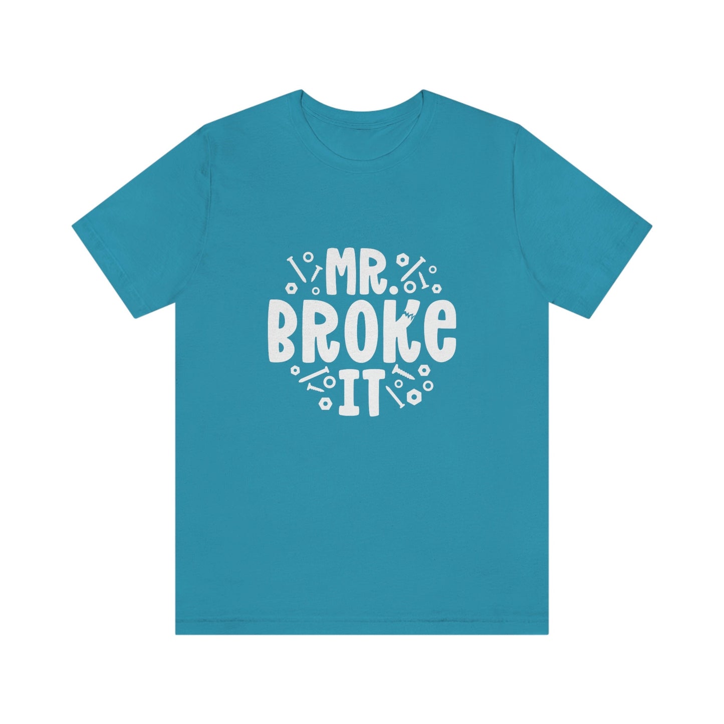 Mr. Fix it - Mr. Broke It - Ms. Broke It Shirts, Funny Family T-Shirt, Father's Day T-Shirt, Matching Shirts for Son Daughter Dad