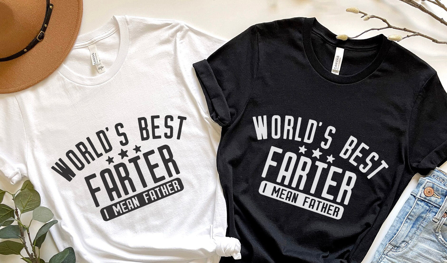 World's Best Farter Shirt, Farter Dad Shirt, Funny Dad Shirts, Gift for Dad, Funny Shirt for Dad, Father's Day Gift Shirt, Humor Shirts