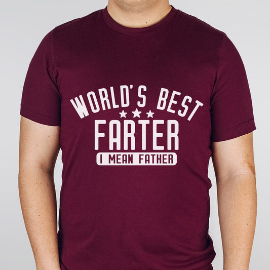 World's Best Farter Shirt, Farter Dad Shirt, Funny Dad Shirts, Gift for Dad, Funny Shirt for Dad, Father's Day Gift Shirt, Humor Shirts