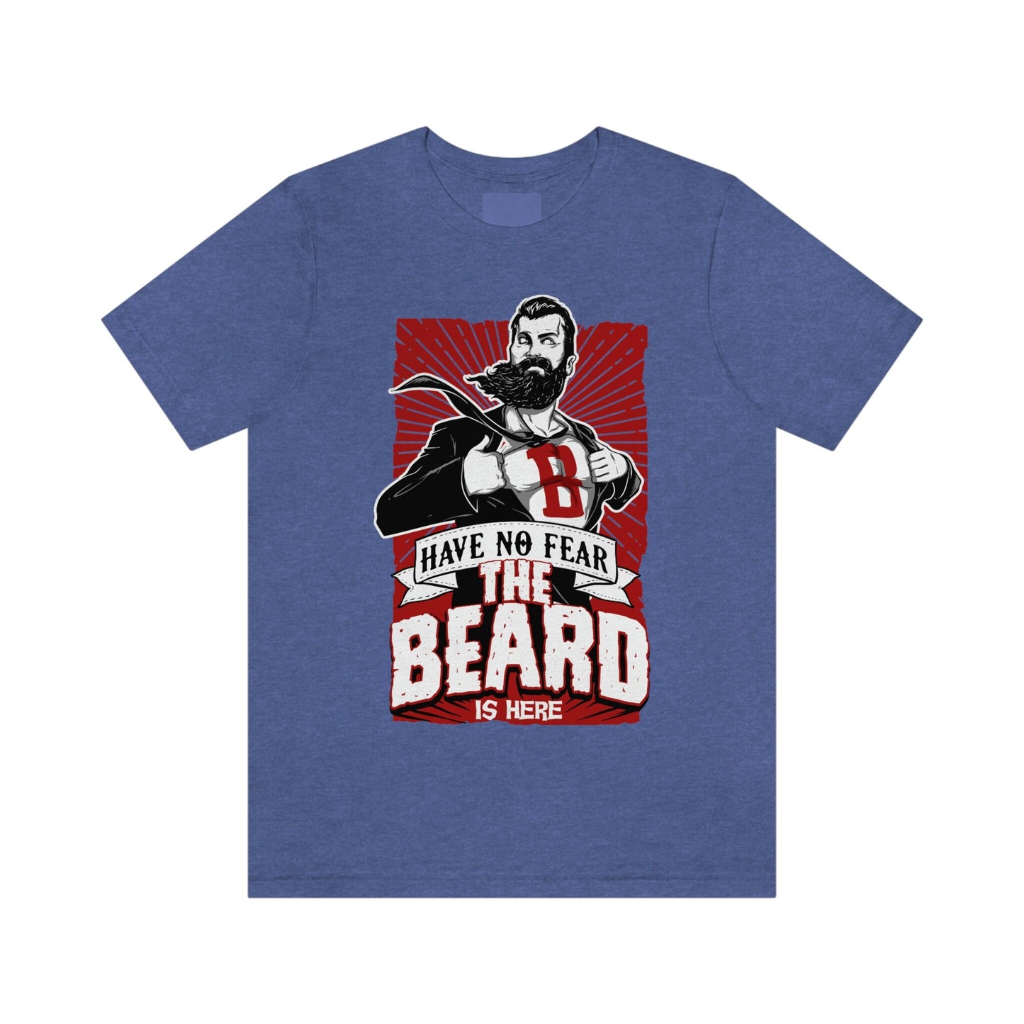 T-shirt « N'ayez pas peur, la barbe est là », t-shirt pour homme avec barbe, t-shirt pour amoureux de la barbe, t-shirt pour homme, t-shirts drôles avec barbe, t-shirt pour amoureux de la barbe