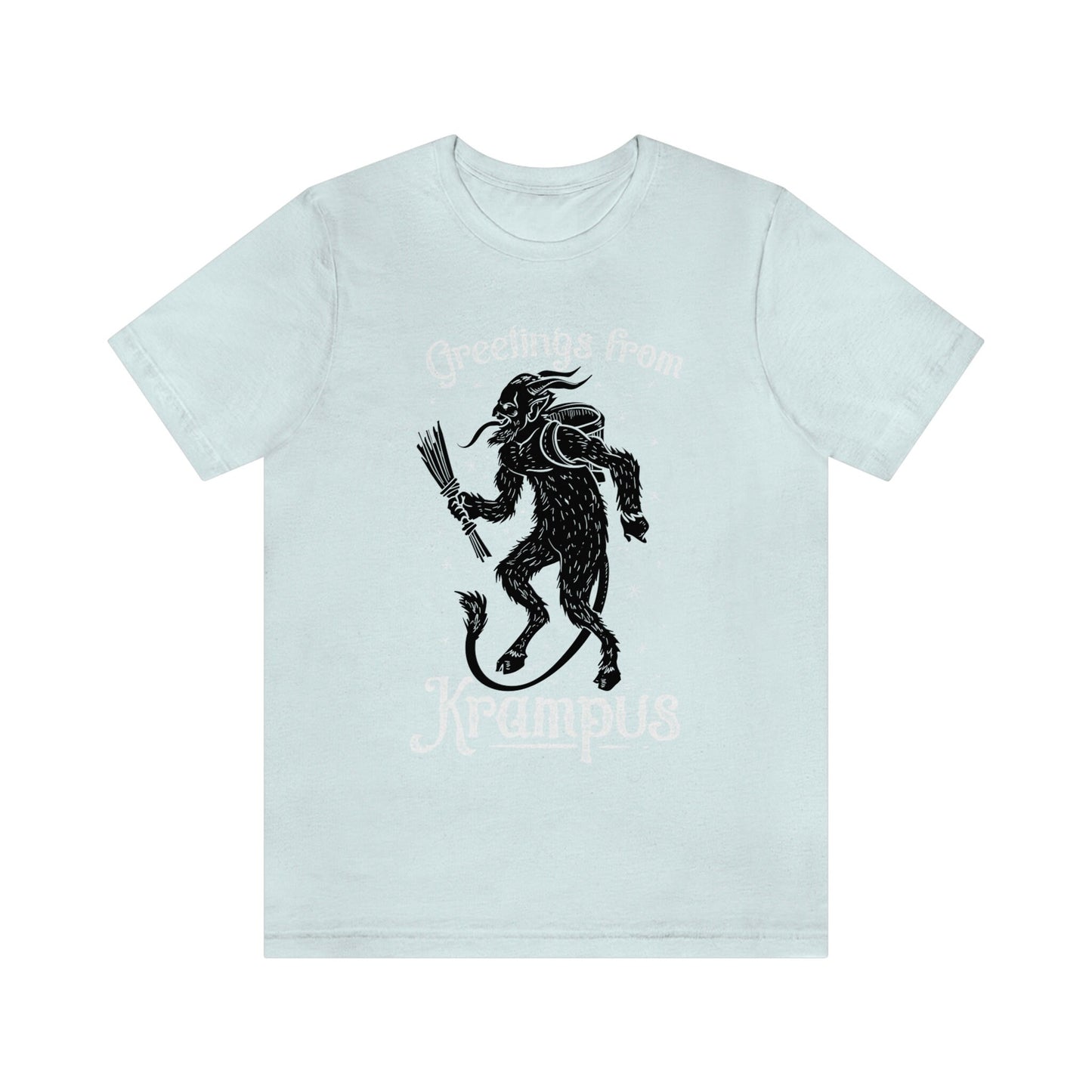 T-shirt Krampus, T-shirt d'horreur, T-shirt démon, T-shirt squelette, T-shirt cadeau pour les amateurs de heavy metal, T-shirt gothique, vêtements de sorcière