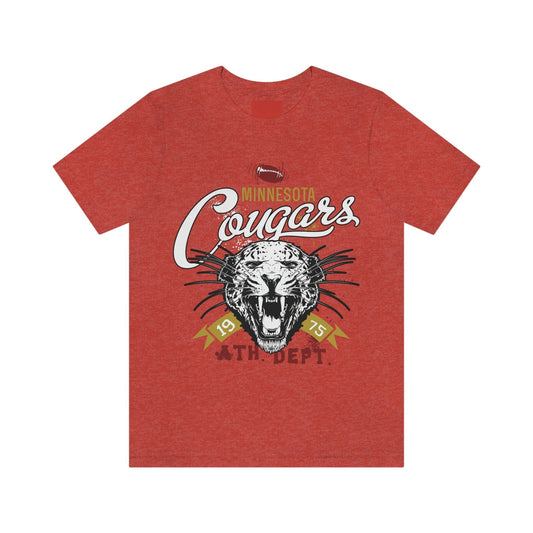 T-shirt des Cougars du Minnesota, chemise des Cougars, chemise du tigre, t-shirt du chat, chemise de baseball, chemise de sport de basket-ball, t-shirt pour hommes, chemise du chat