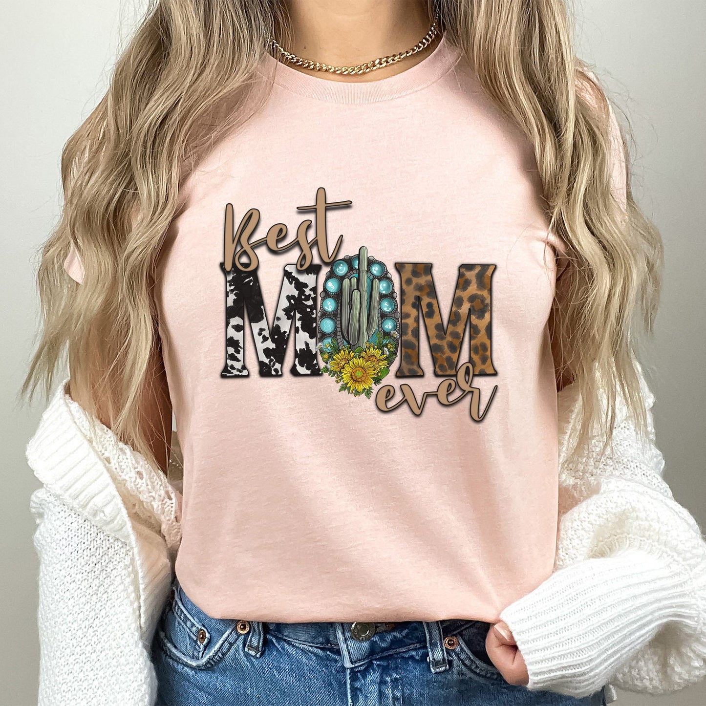 Best Mom Ever Shirt, Western Shirt for Mom, Best Mom Shirt, Gift for Mom, Gift for Mother's Day, Wife Shirt, Best Mom Tee, Mother's Day Gift