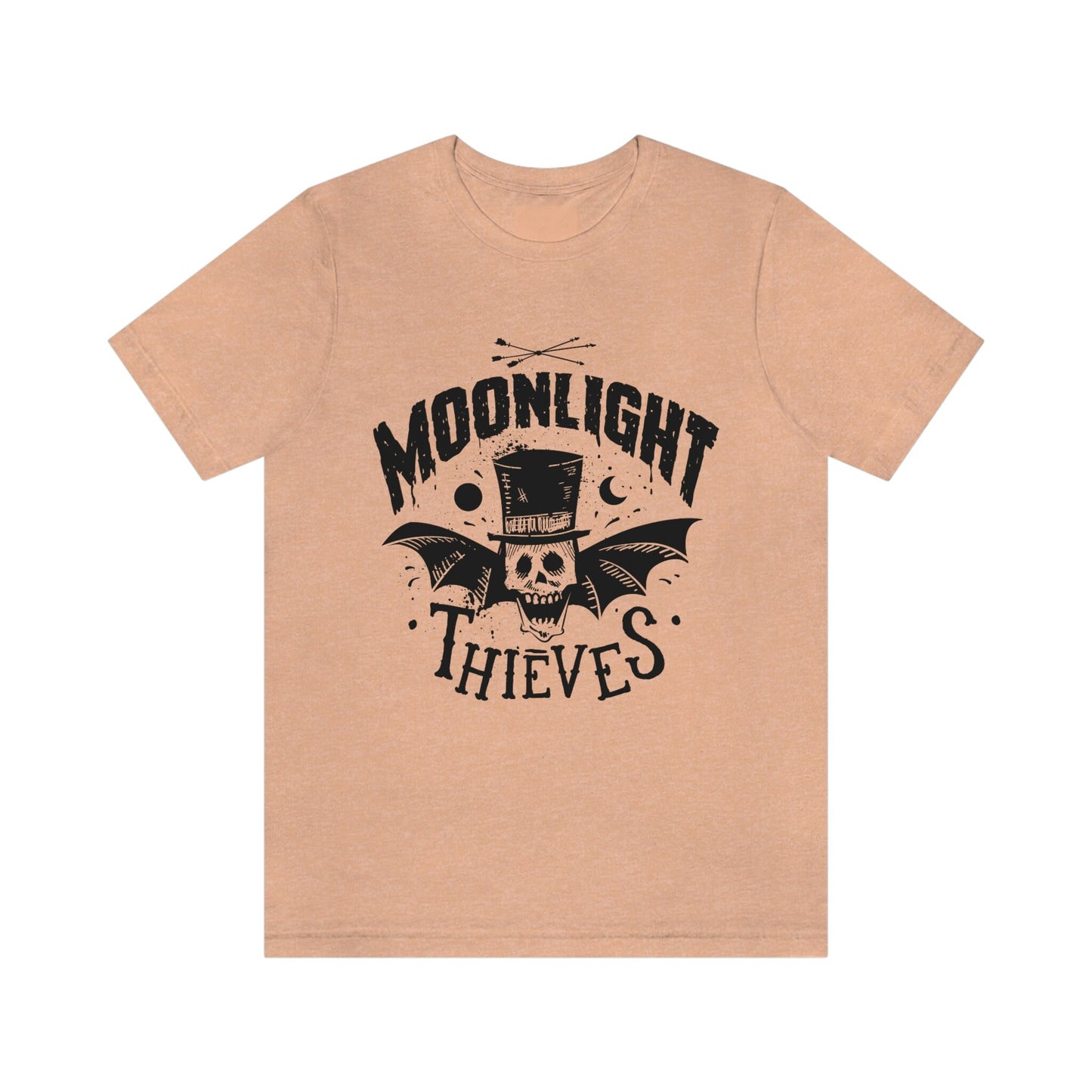 Moonlight Thieves T-shirt, Horror Shirt, Skeleton T-shirt, Bat Shirt,  T-shirt, Shirt with Bat and Wings, Celestial Moon Shirt