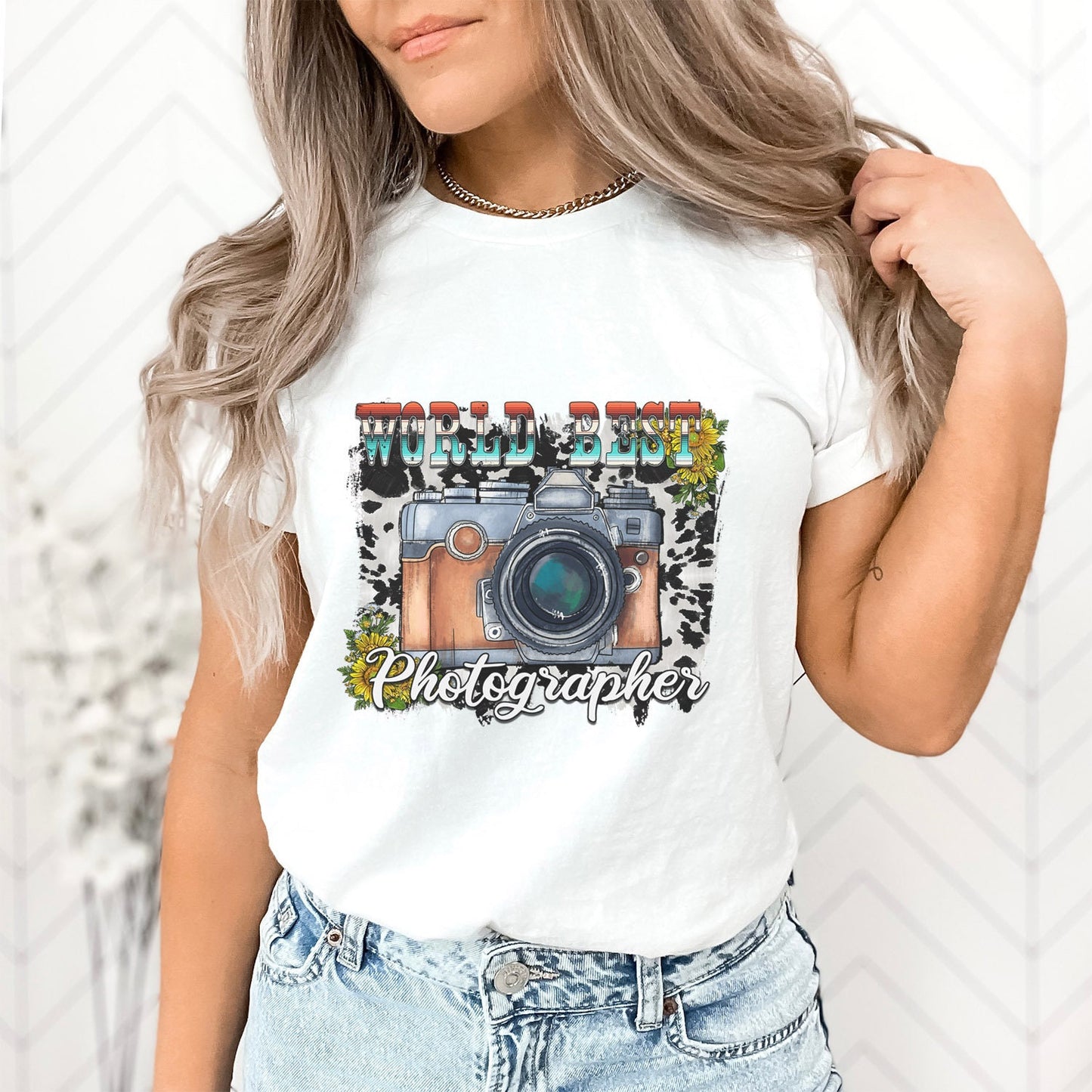 T-shirt du meilleur photographe du monde, t-shirt photo drôle, t-shirt photographe, t-shirt photographie, photographe drôle, cadeau photographe