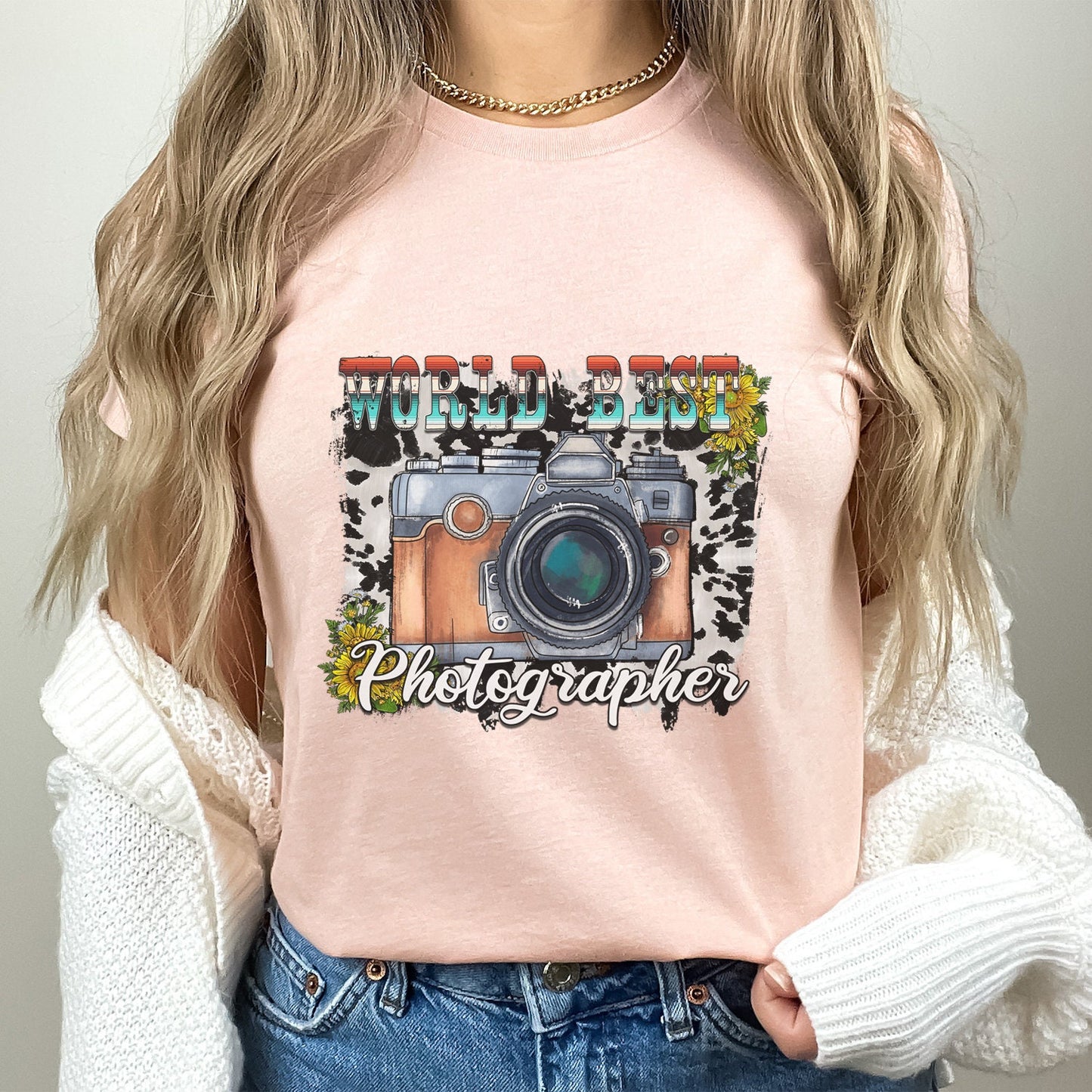 T-shirt du meilleur photographe du monde, t-shirt photo drôle, t-shirt photographe, t-shirt photographie, photographe drôle, cadeau photographe