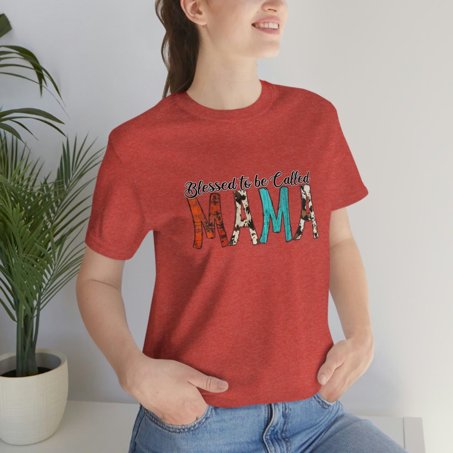 T-shirt béni d'être appelé maman, t-shirt pour maman, meilleur t-shirt pour maman, cadeau pour maman, cadeau pour la fête des mères, t-shirt pour femme, t-shirt pour mamans, t-shirt western