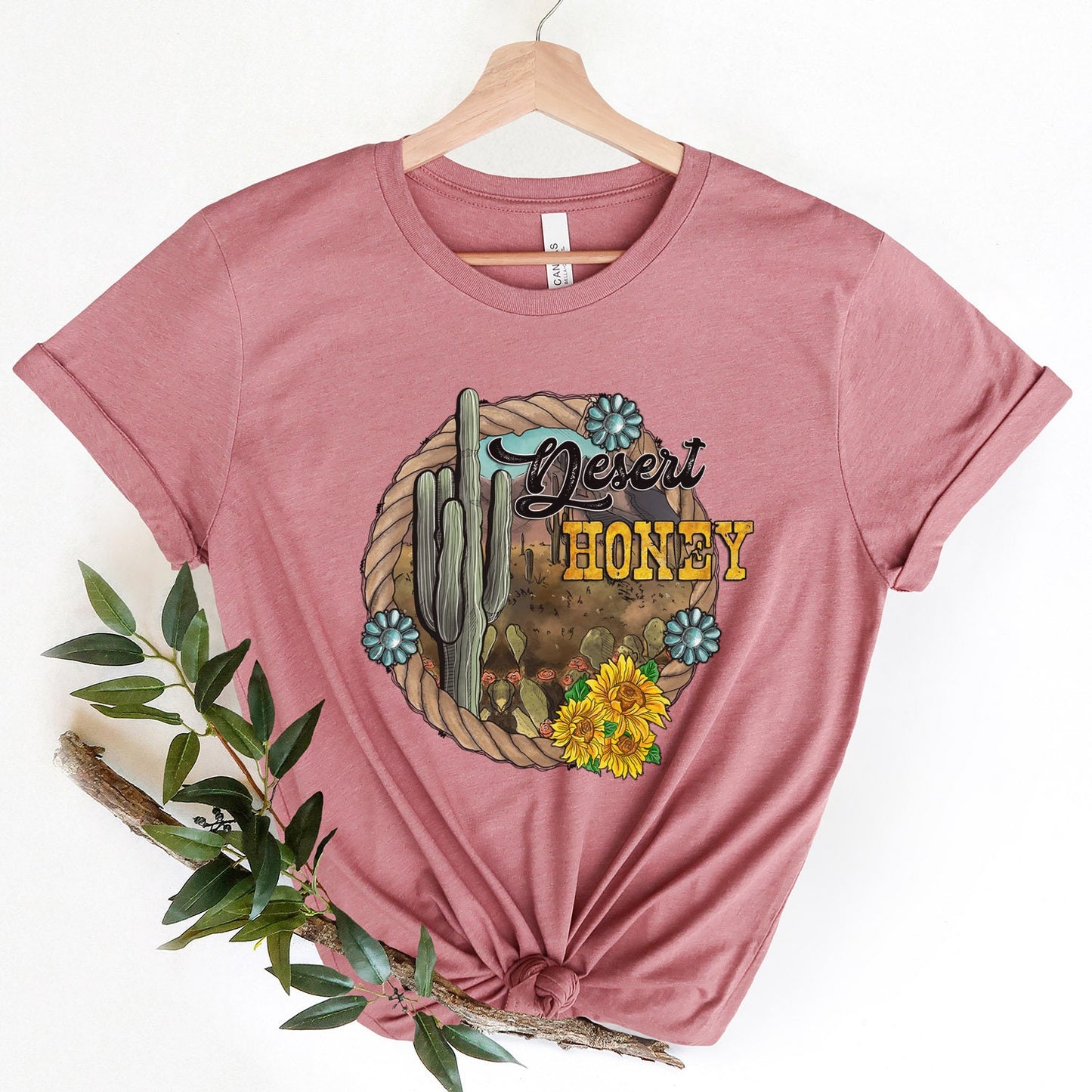 Desert Honey T-Shirt, Western Shirt, Southern Shirt, Cowgirl Shirt, Retro Shirt, Cowboy Shirt, Country Shirt, Rodeo Shirt