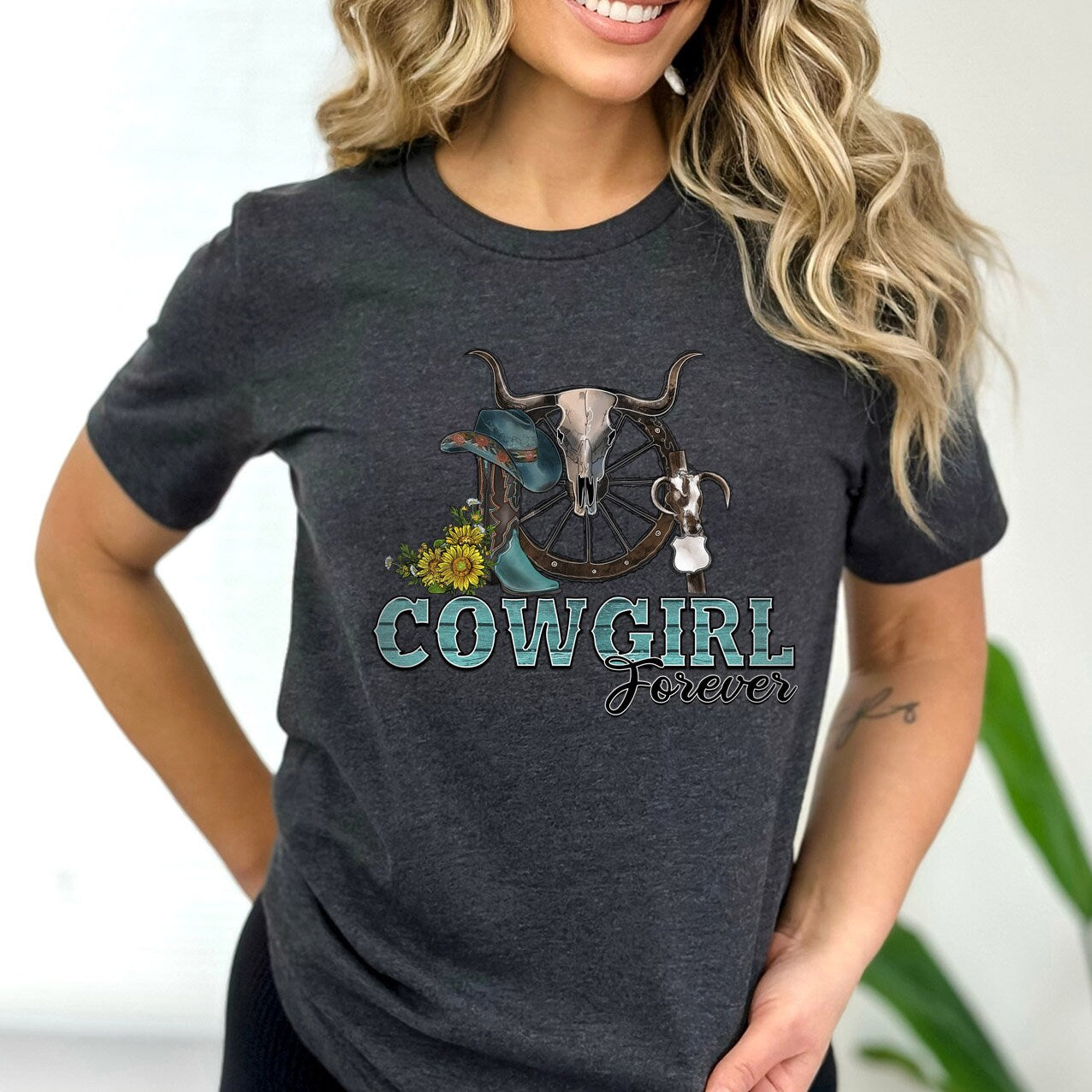 Cowgirl Forever T-Shirt, Country Shirt, Western Shirt, Southern Shirt, Cowgirl Shirt, Retro Shirt, Cowboy Shirt, Rodeo Gift Shirt