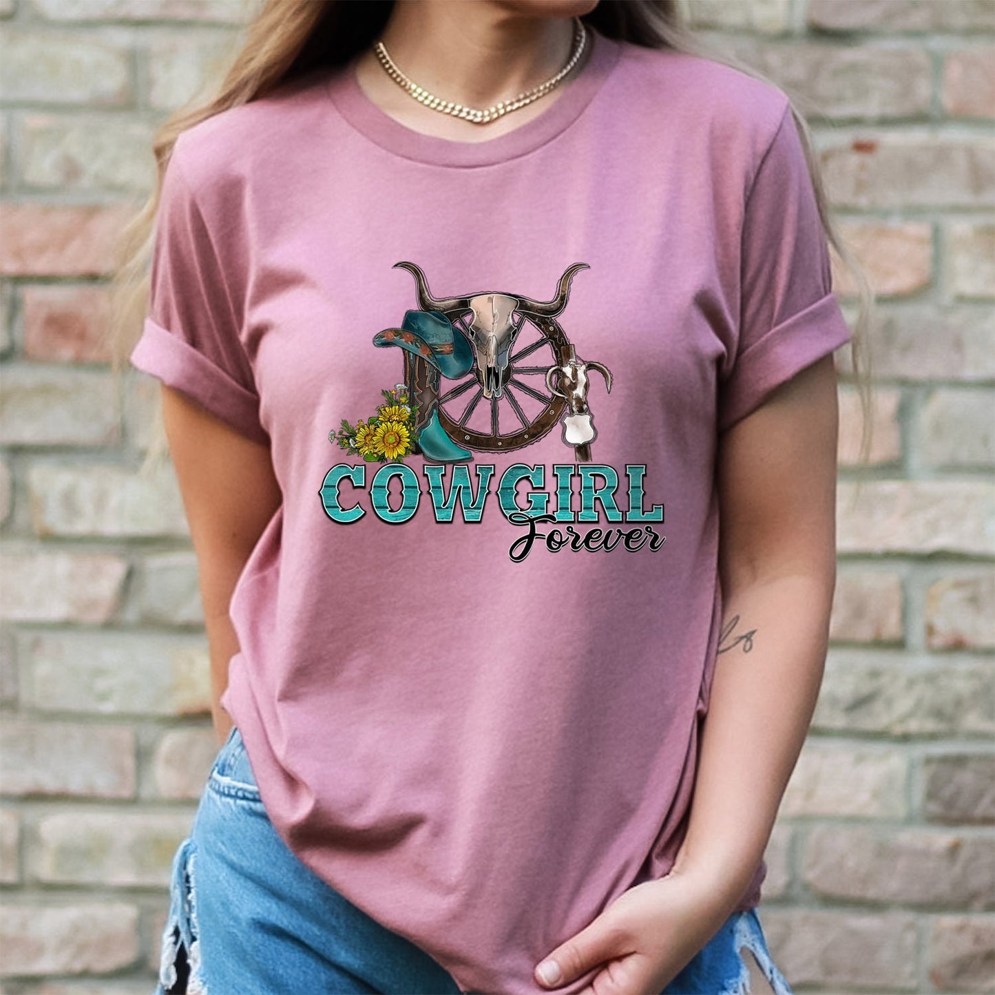 Cowgirl Forever T-Shirt, Country Shirt, Western Shirt, Southern Shirt, Cowgirl Shirt, Retro Shirt, Cowboy Shirt, Rodeo Gift Shirt