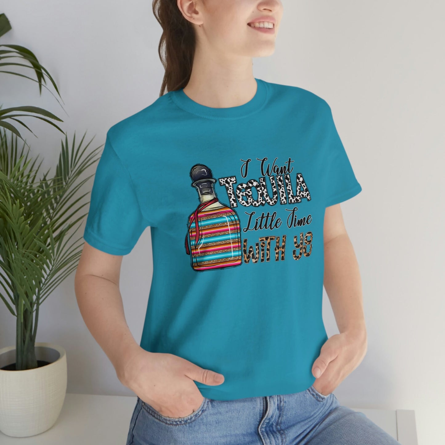 T-shirt Tequila, je veux un peu de temps avec toi avec du Tequila, chemises drôles, t-shirt humoristique, t-shirt cadeau, cadeau pour elle, cadeau pour lui