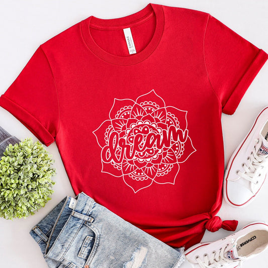 T-shirt Mandala de rêve, T-shirt Boho, T-shirt Mandala, T-shirt Bohème, T-shirt Cadeau, Cadeau pour Maman, Cadeau pour Elle, T-shirt Floral