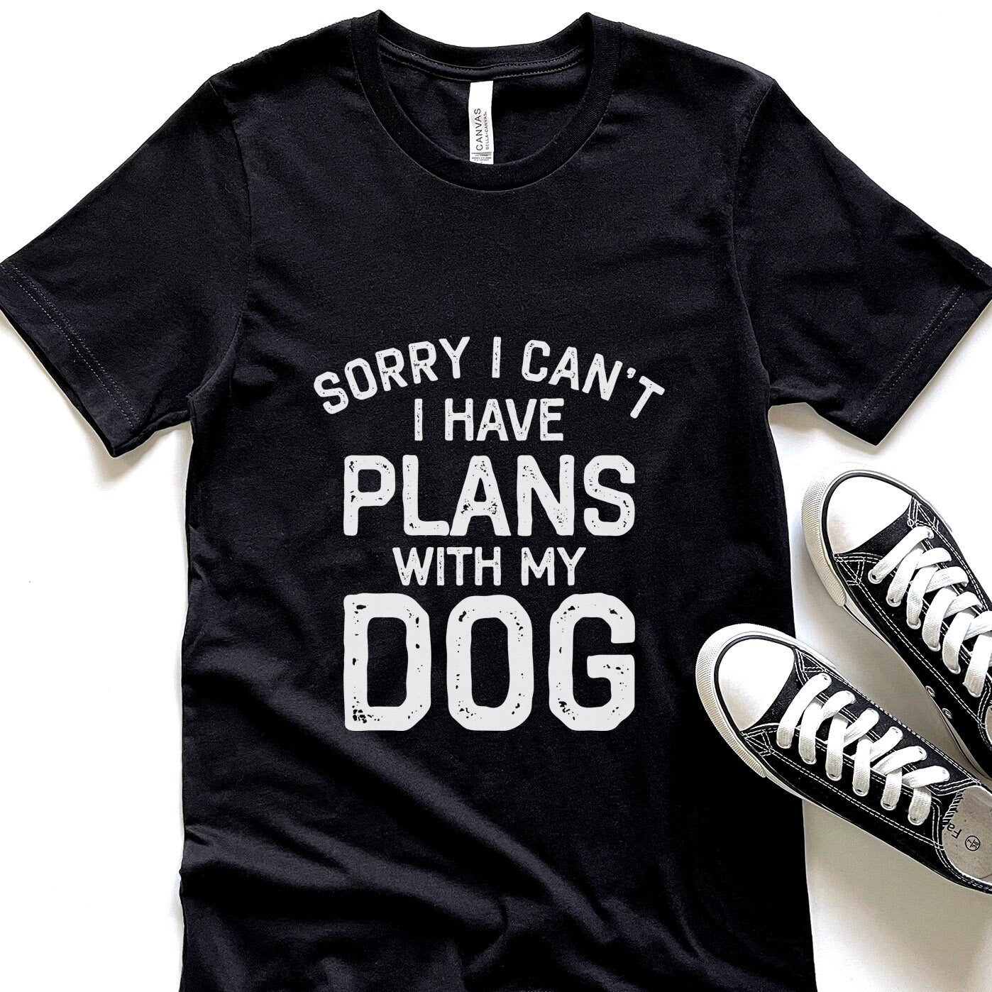 I have Plans with My Dog T-shirt, Dogs Lovers T-shirt, Dog Quote Shirt, Dog Mom or Dad T-Shirt, Dog Owner T Shirt, Pet Lover Shirt