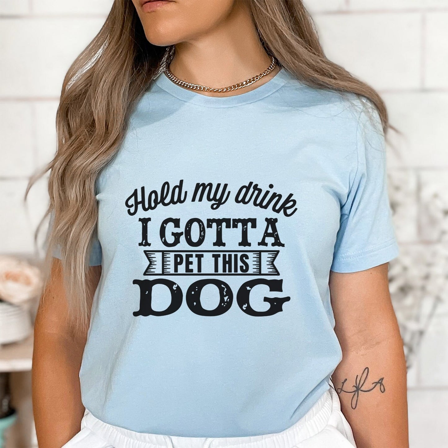 T-shirt « Je dois caresser ce chien », T-shirt pour amoureux des chiens, T-shirt avec citation sur les chiens, T-shirt pour maman de chien, T-shirt pour papa de chien, T-shirt pour propriétaire de chien, T-shirt pour amoureux des animaux