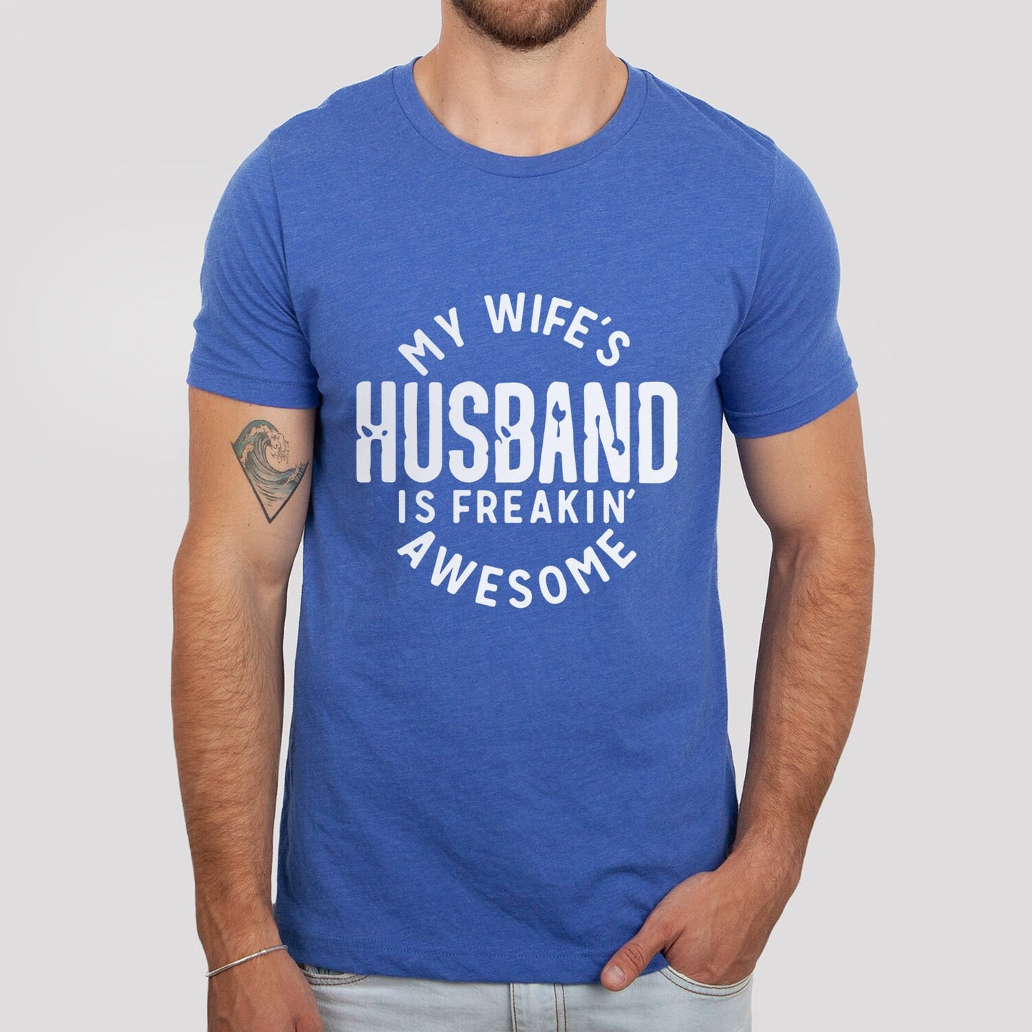 Awesome Husband T-shirt, Funny Husband Shirt, Anniversary Gift T-shirt for Husband, Funny Anniversary Gift Shirt for Husbands