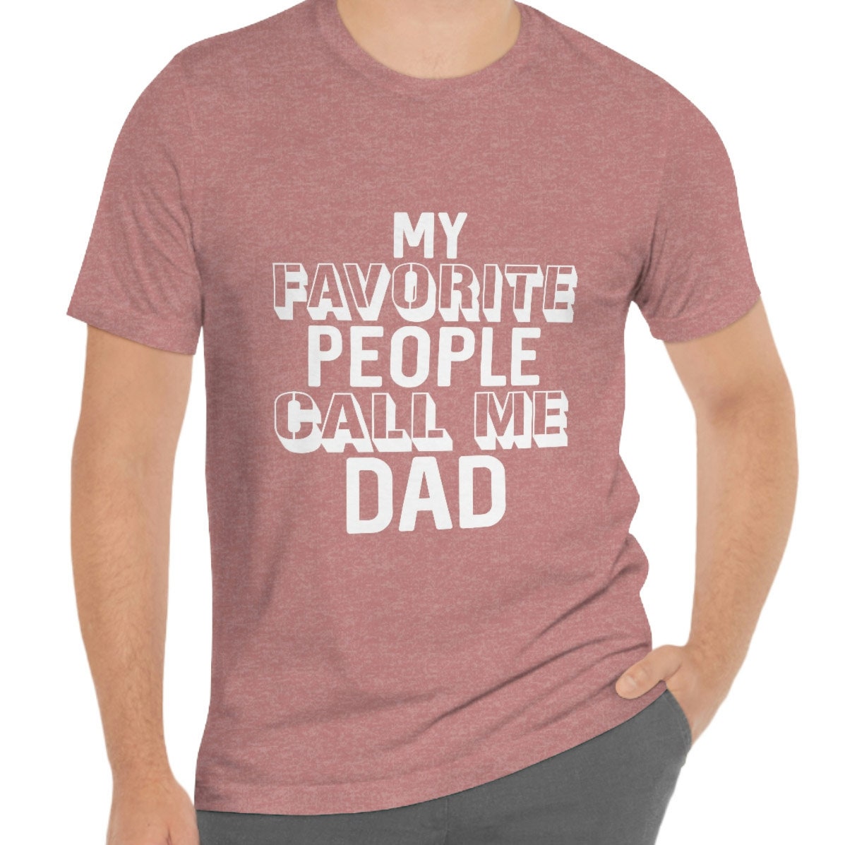 T-shirt drôle de papa, t-shirt cadeau pour papa, chemise de papa, cadeau pour papa, chemise cadeau de fête des pères, chemise drôle pour papa, mes personnes préférées m'appellent papa