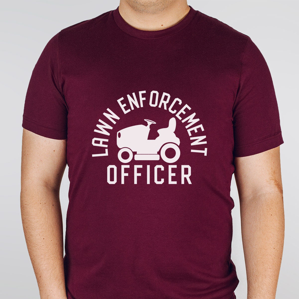 T-shirt d'agent de police de pelouse, chemises de papa drôles, cadeau pour papa, chemise drôle pour papa, chemise cadeau de fête des pères, chemises d'humour