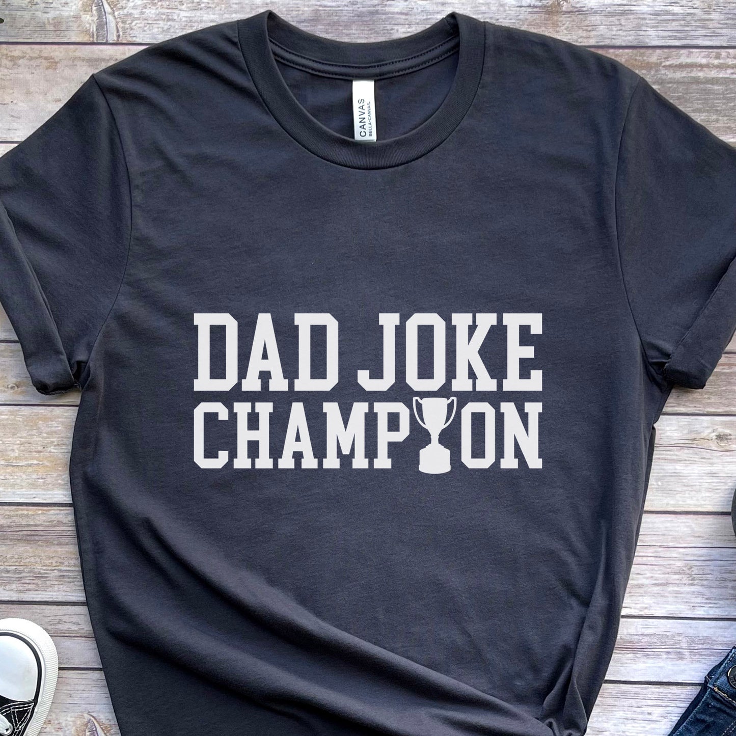 Dad Joke Champion Shirt, Funny Dad Shirts, Gift for Dad, Funny Shirt for Dad, Father's Day Gift Shirt, Humor Shirts, Shirt Gift for Dad